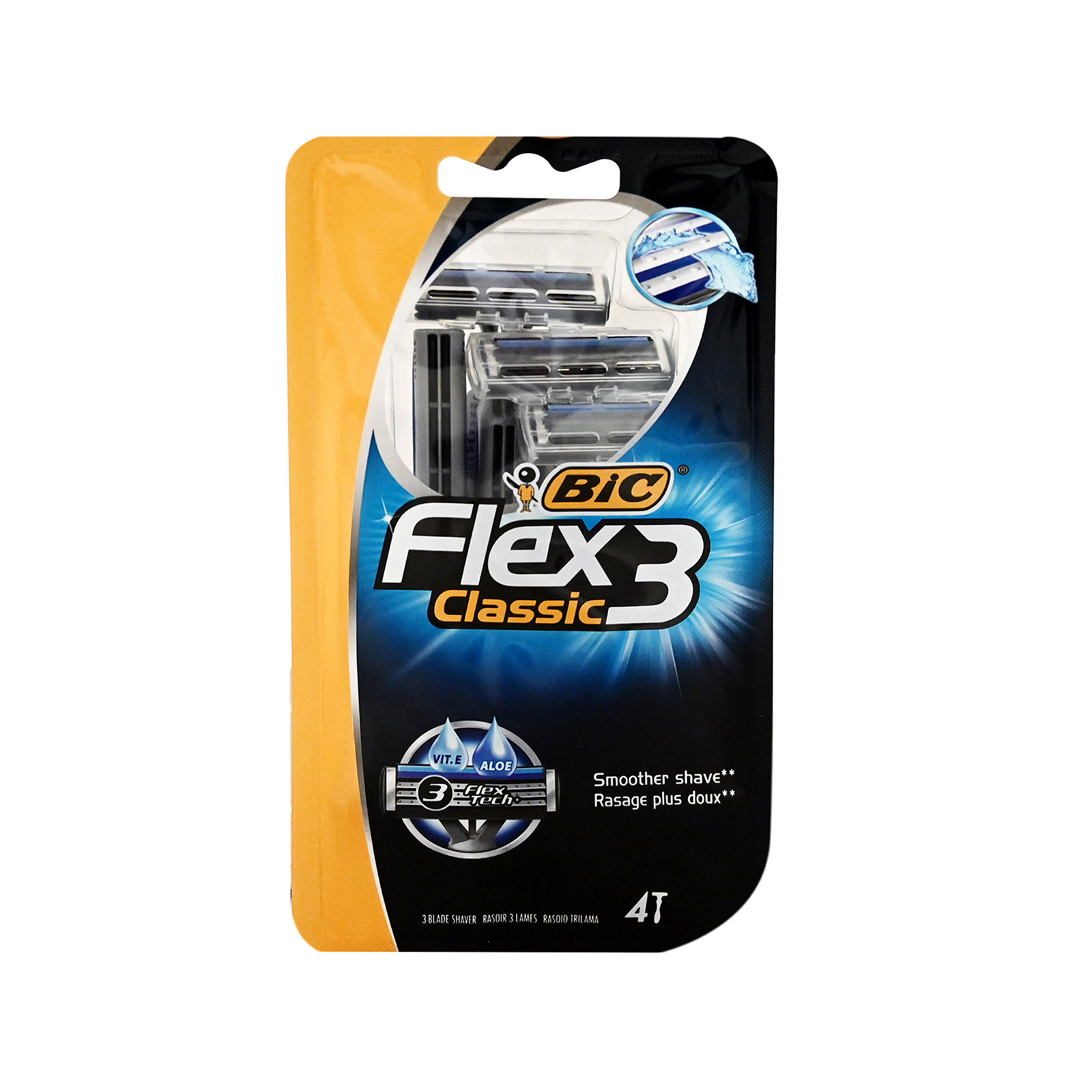Bic Flex 3 classic ξυραφάκια 4τεμ εικόνα 1
