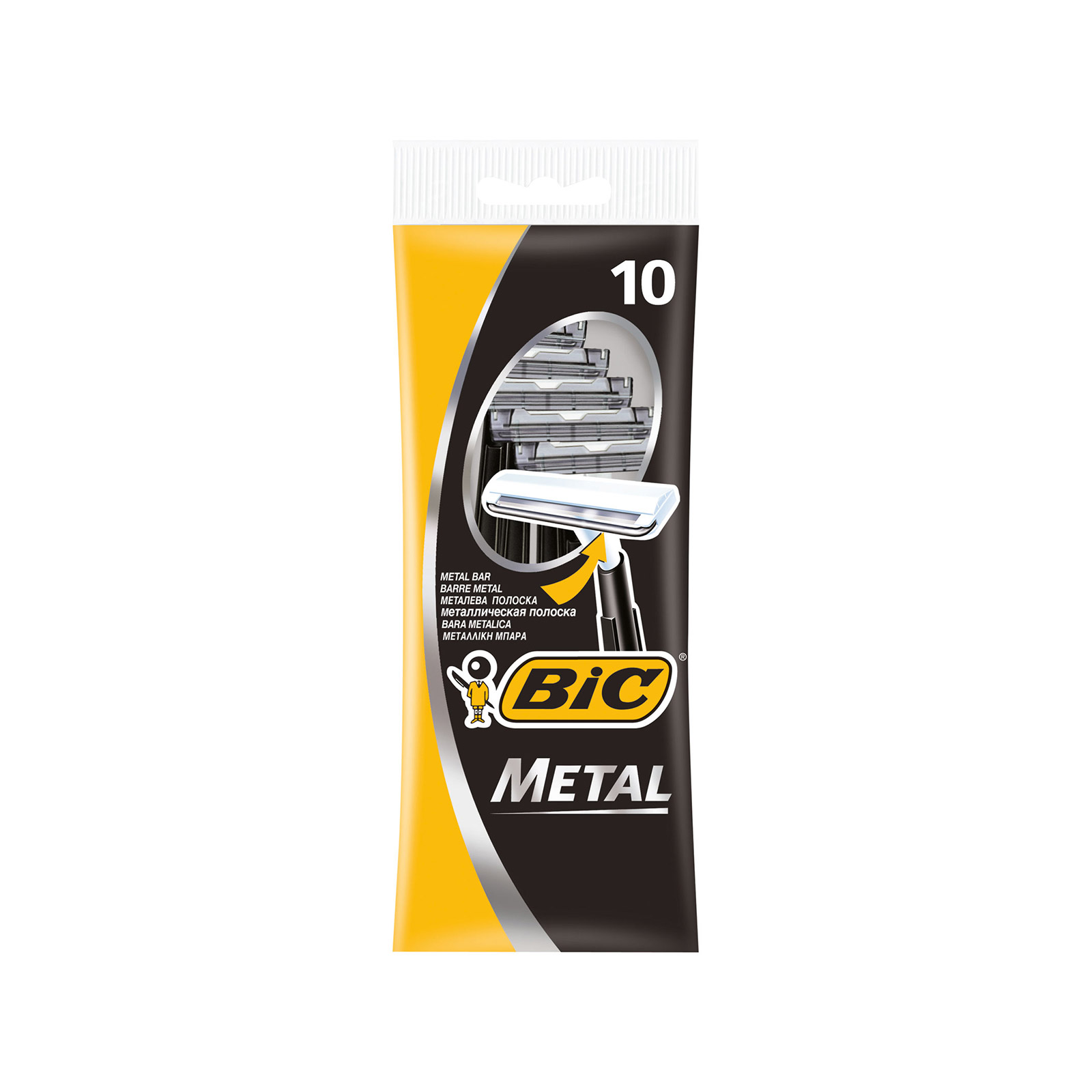 Bic Metal ξυραφάκια αντρικά 10τεμ εικόνα 1