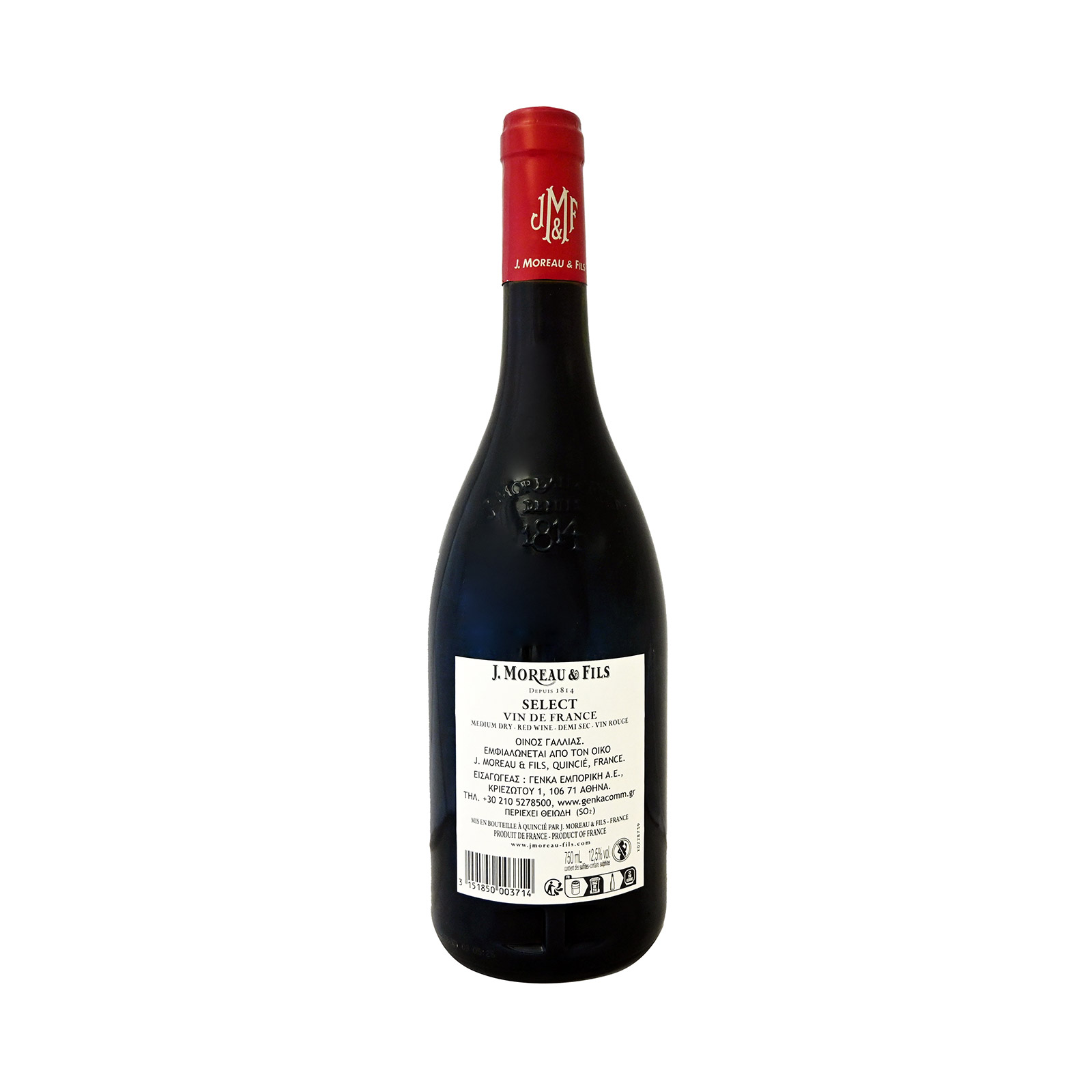 Thanopoulos | J. Moreau & Fils Rouge De France red dry wine 750