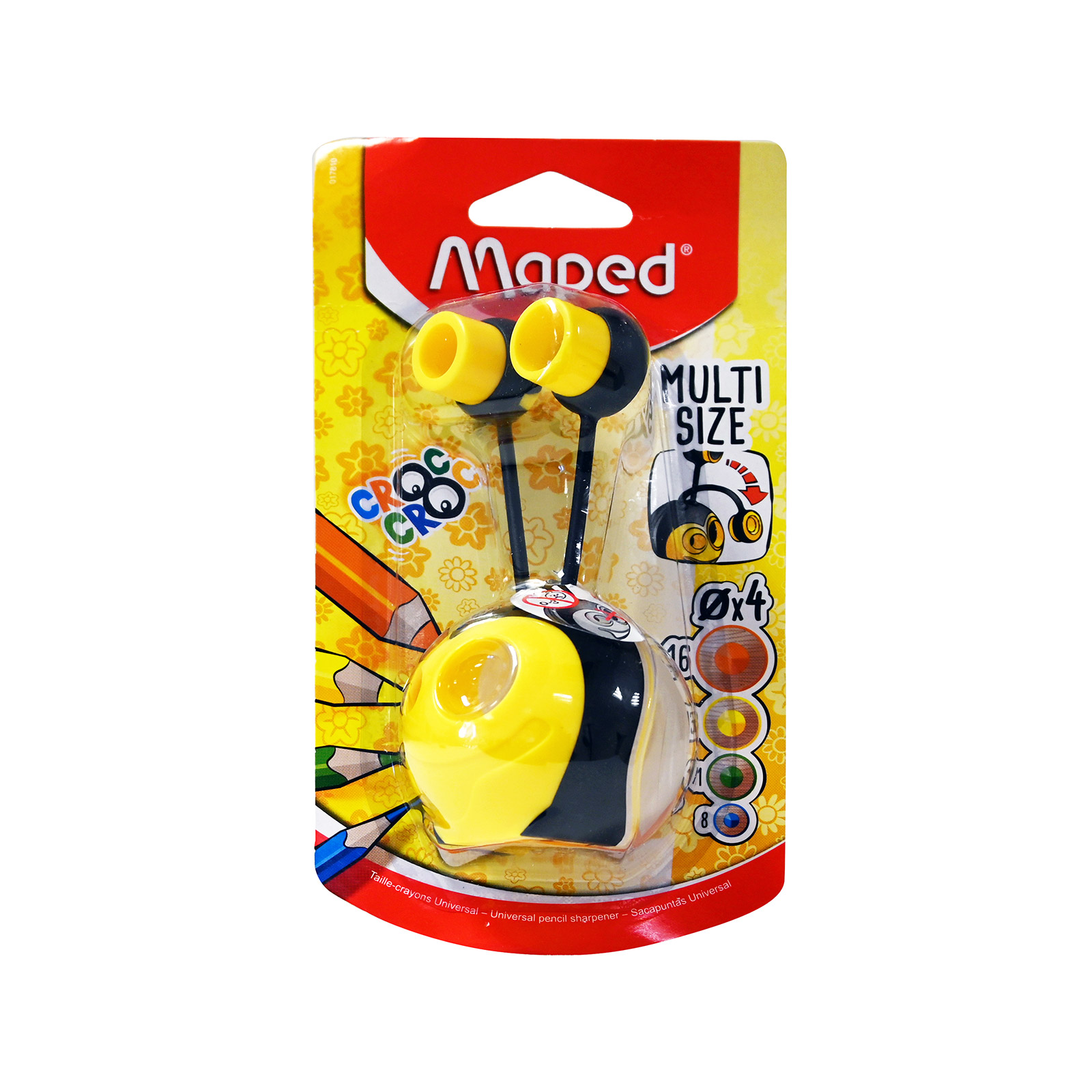 Maped Croc Croc Bee ξύστρα σχολική παιδική εικόνα 1