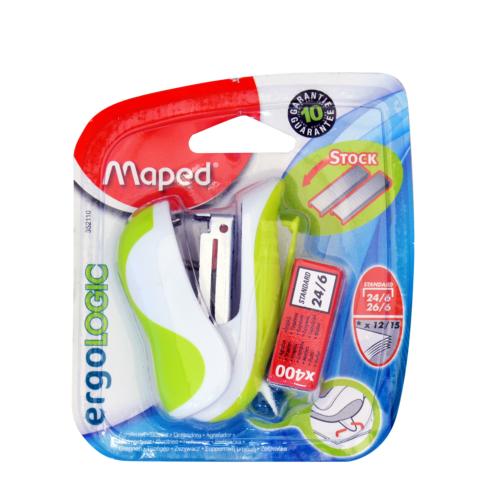 Maped Ergologic συρραπτικό μίνι μπλε εικόνα 1