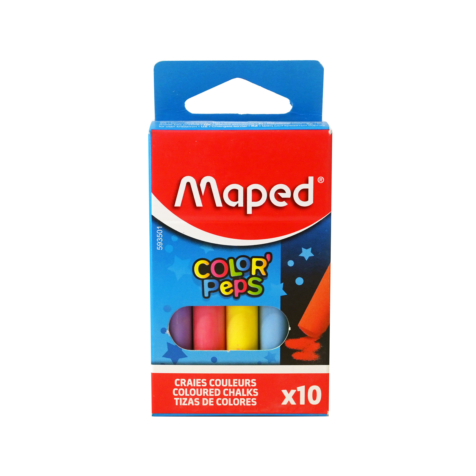 Maped Color peps κιμωλίες 10 χρώματα εικόνα 1