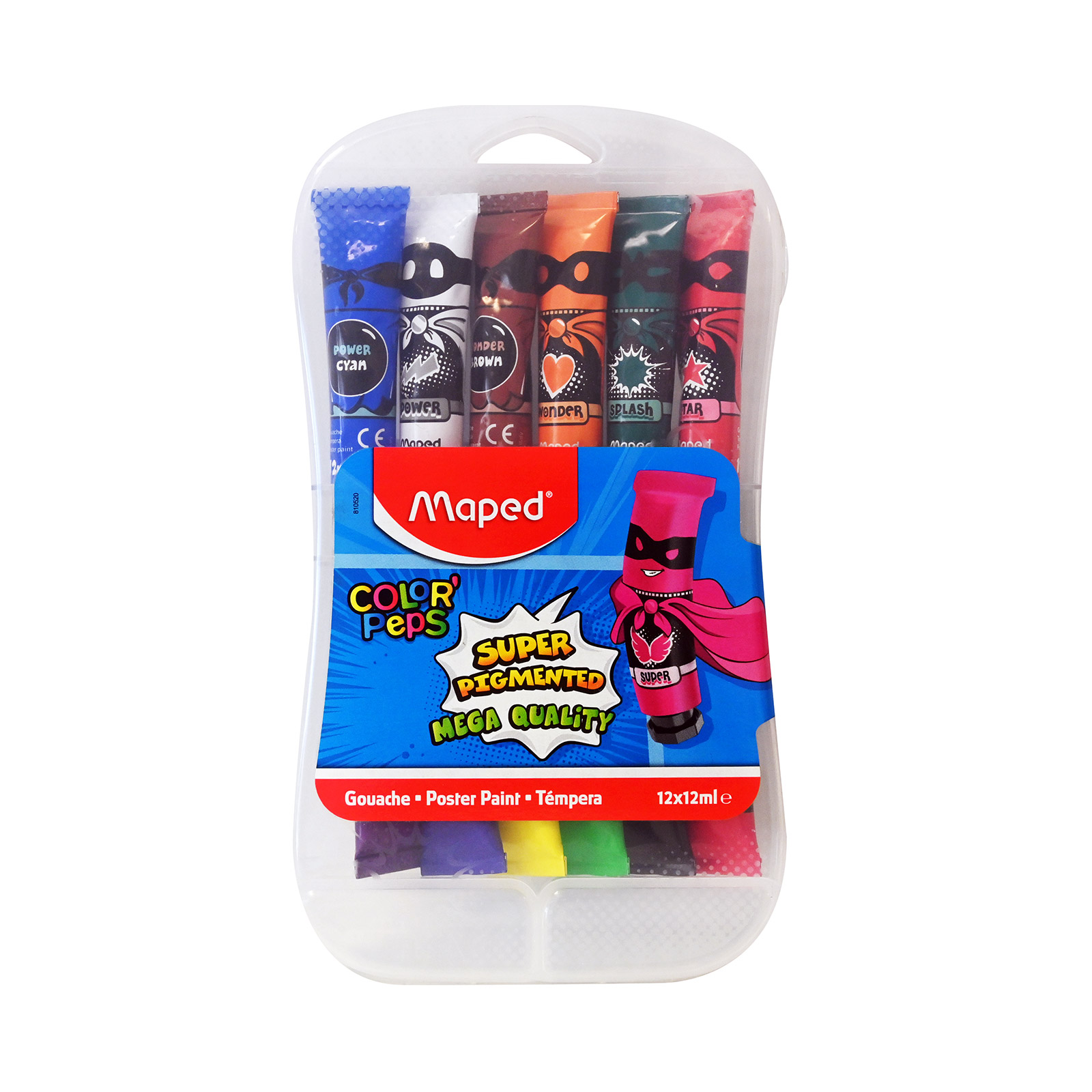 Maped Color'Peps τέμπερες 12x12ml εικόνα 1