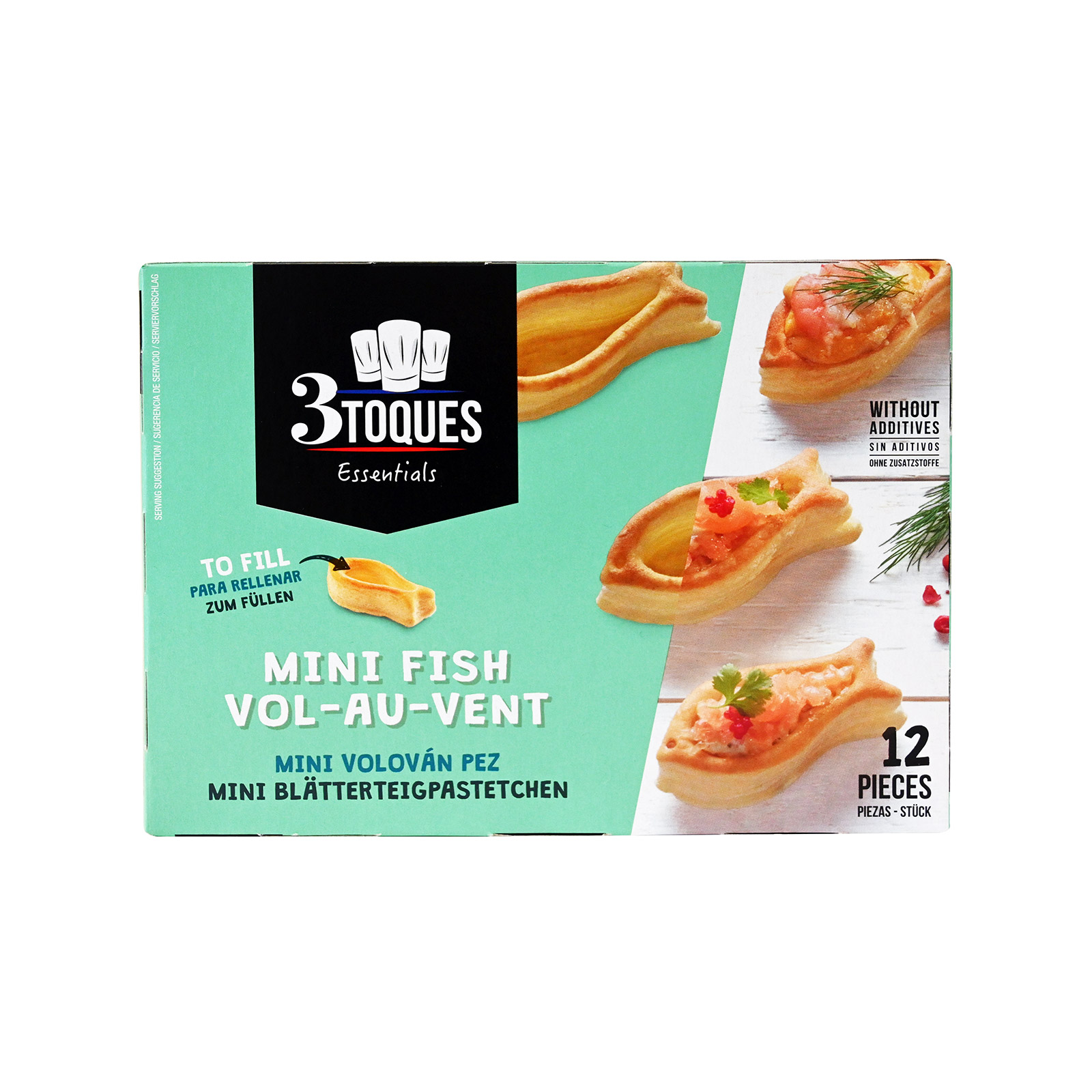 3 Toques Mini fish σφολιάτα φωλιά 66g εικόνα 1