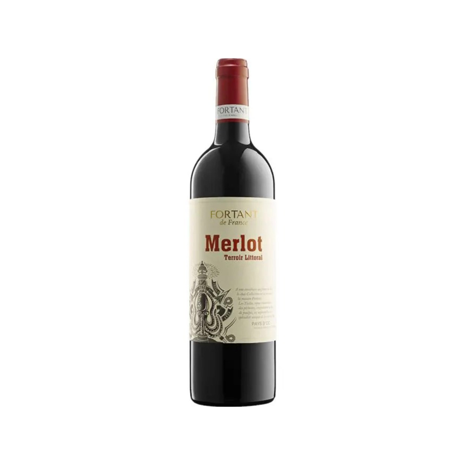 Fortant οίνος ερυθρός Merlot 750ml εικόνα 1