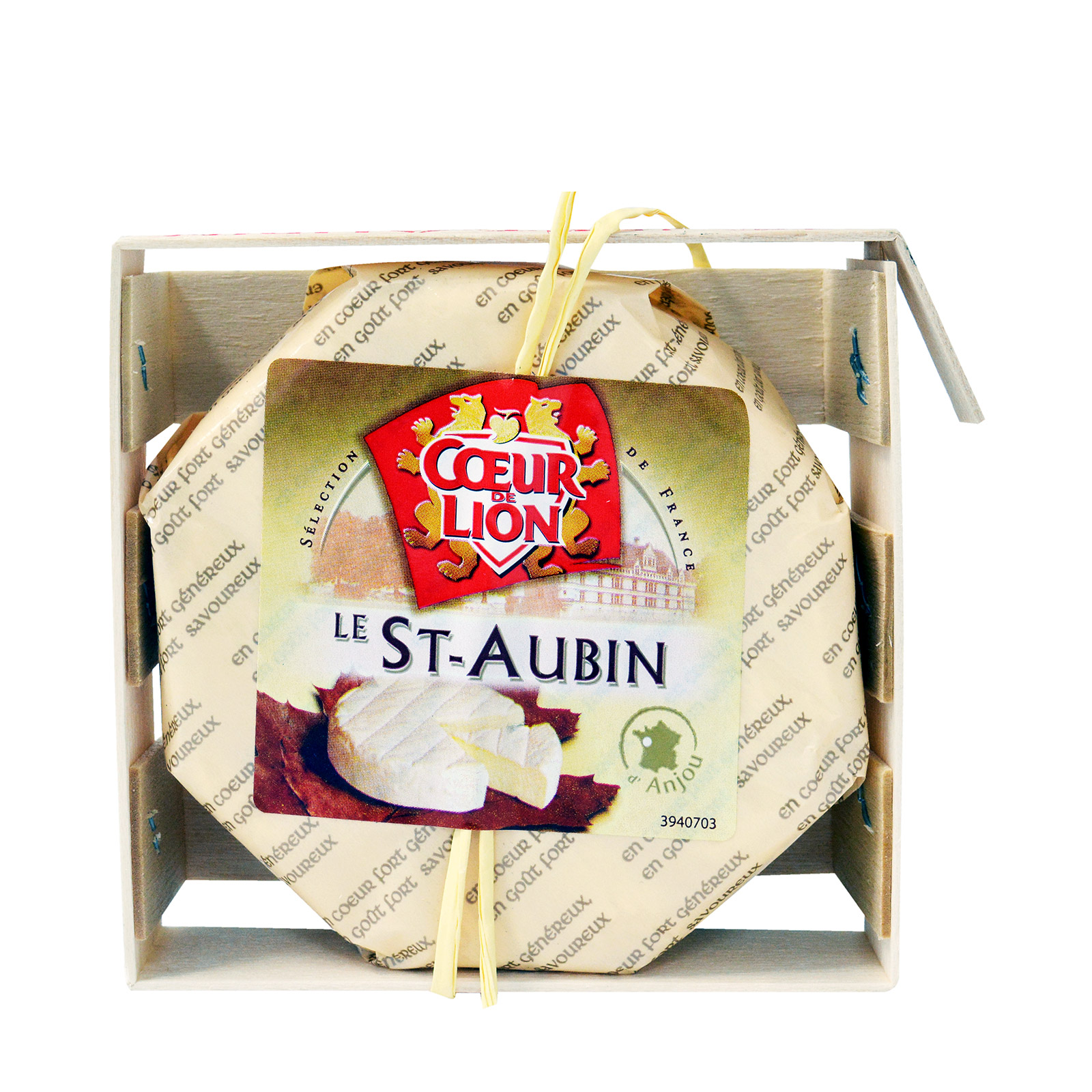 Coeur de Lion St-aubin soft cheese with crust 200g image 1