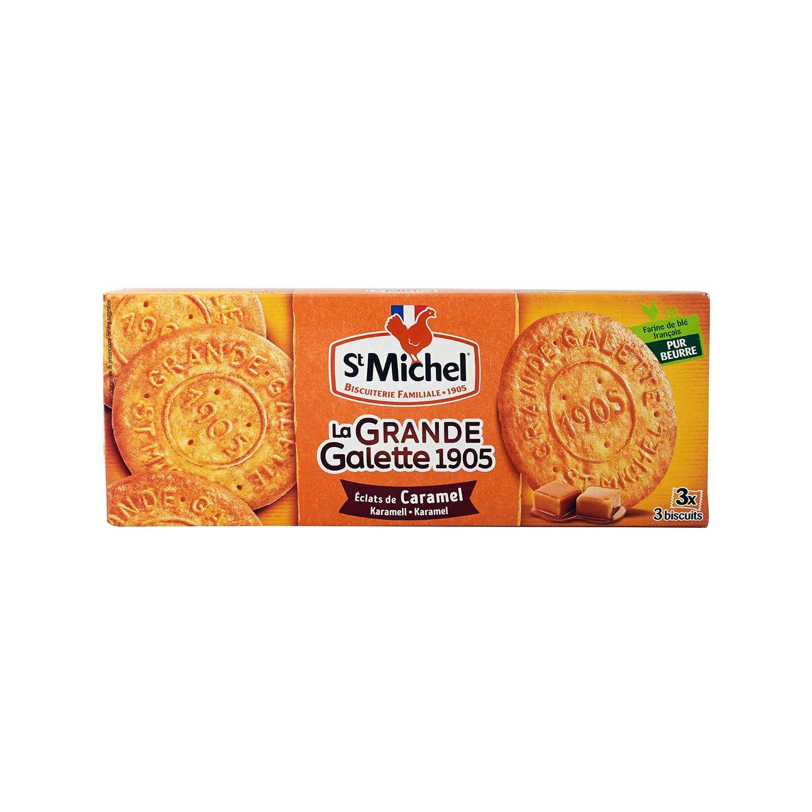 St. Michel La grande galette μπισκότα caramel 150g εικόνα 1