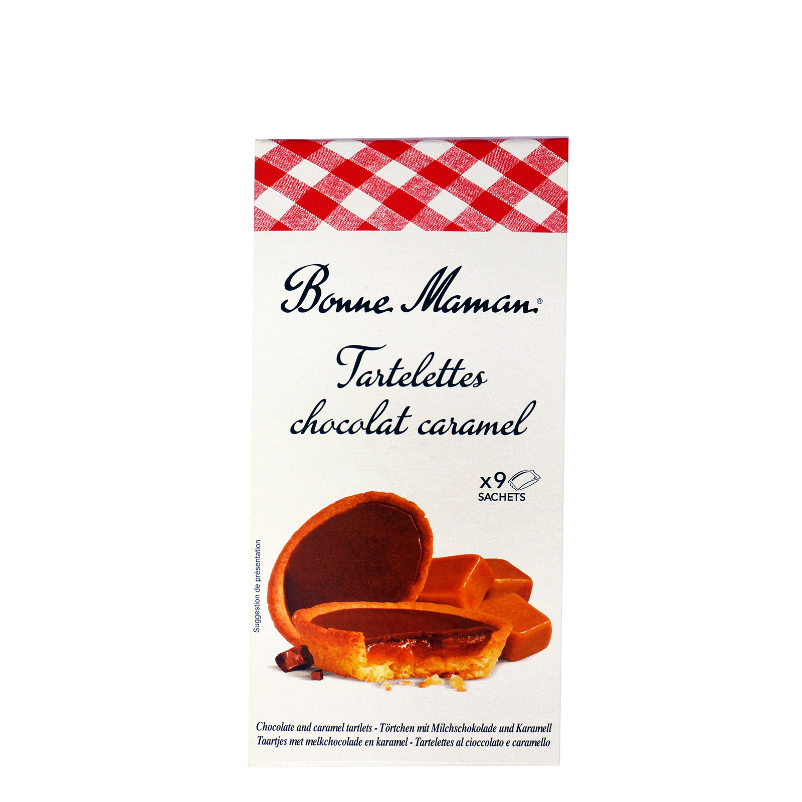 Bonne Maman ταρτάκια γεμιστά chocolate & caramel 135g εικόνα 1