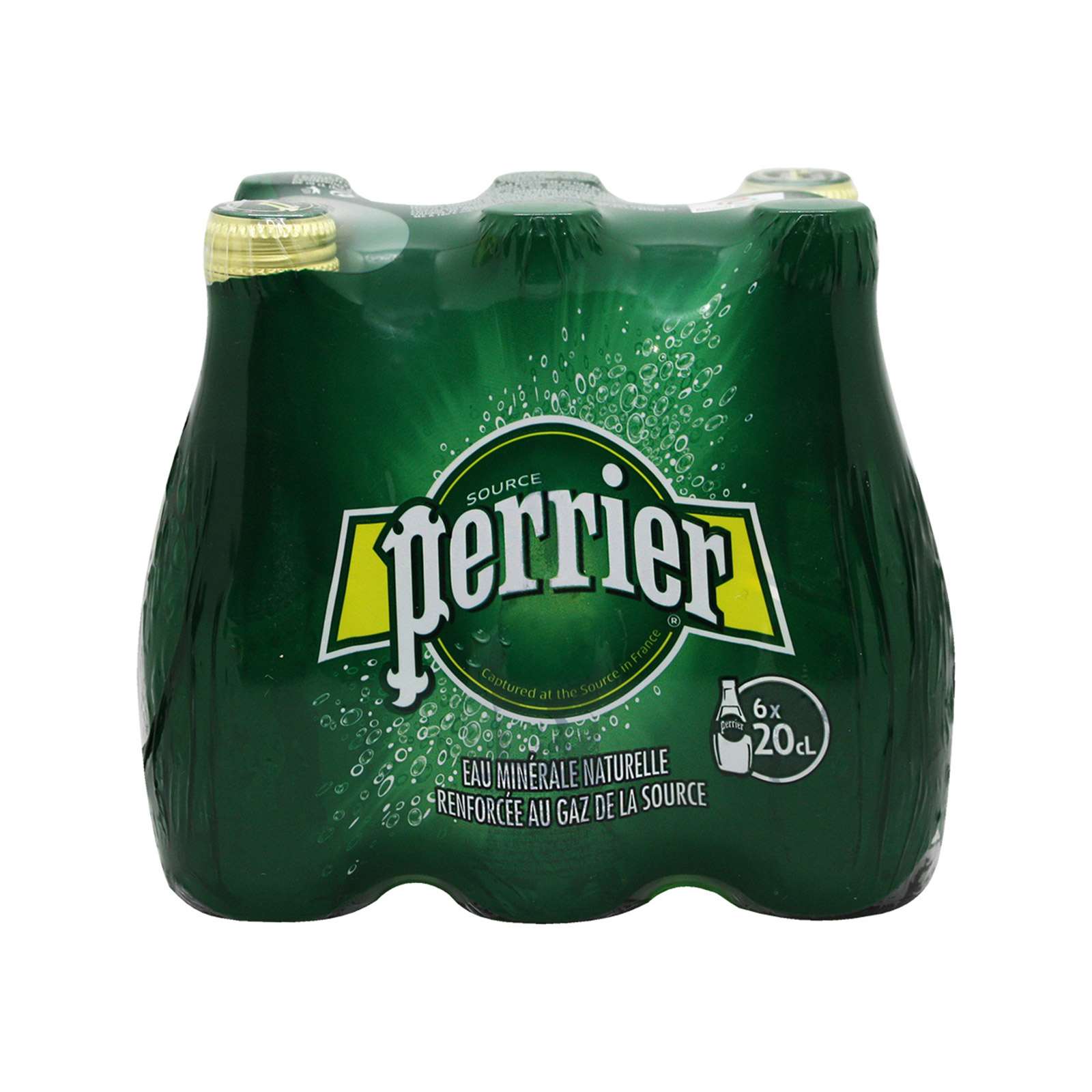 Perrier φυσικό μεταλλικό νερό ανθρακούχο 6x200ml εικόνα 1