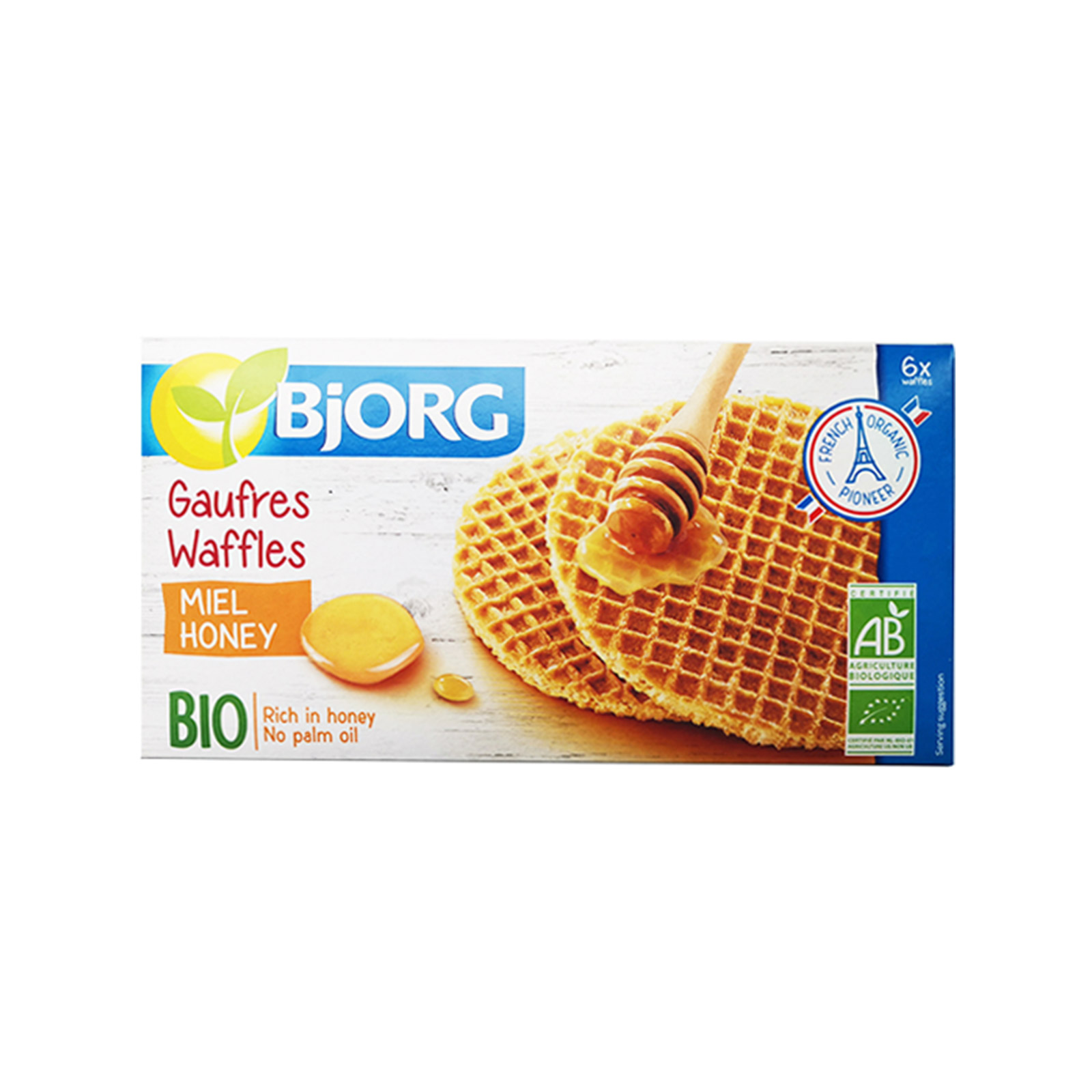 Bjorg βάφλες έτοιμες ψημένες με μέλι 175g εικόνα 1