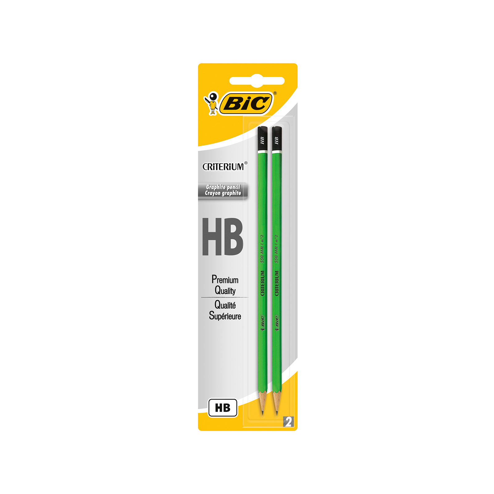 Bic Criterium 550 Hb No. 2 σετ 2 μολυβιών 2τεμ εικόνα 1