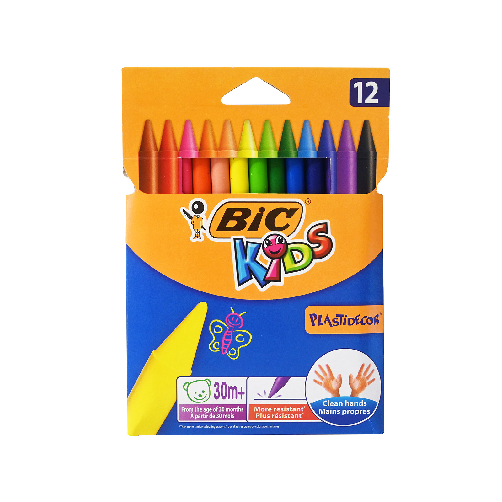 Bic Kids κηρομπογιές 12τεμ εικόνα 1