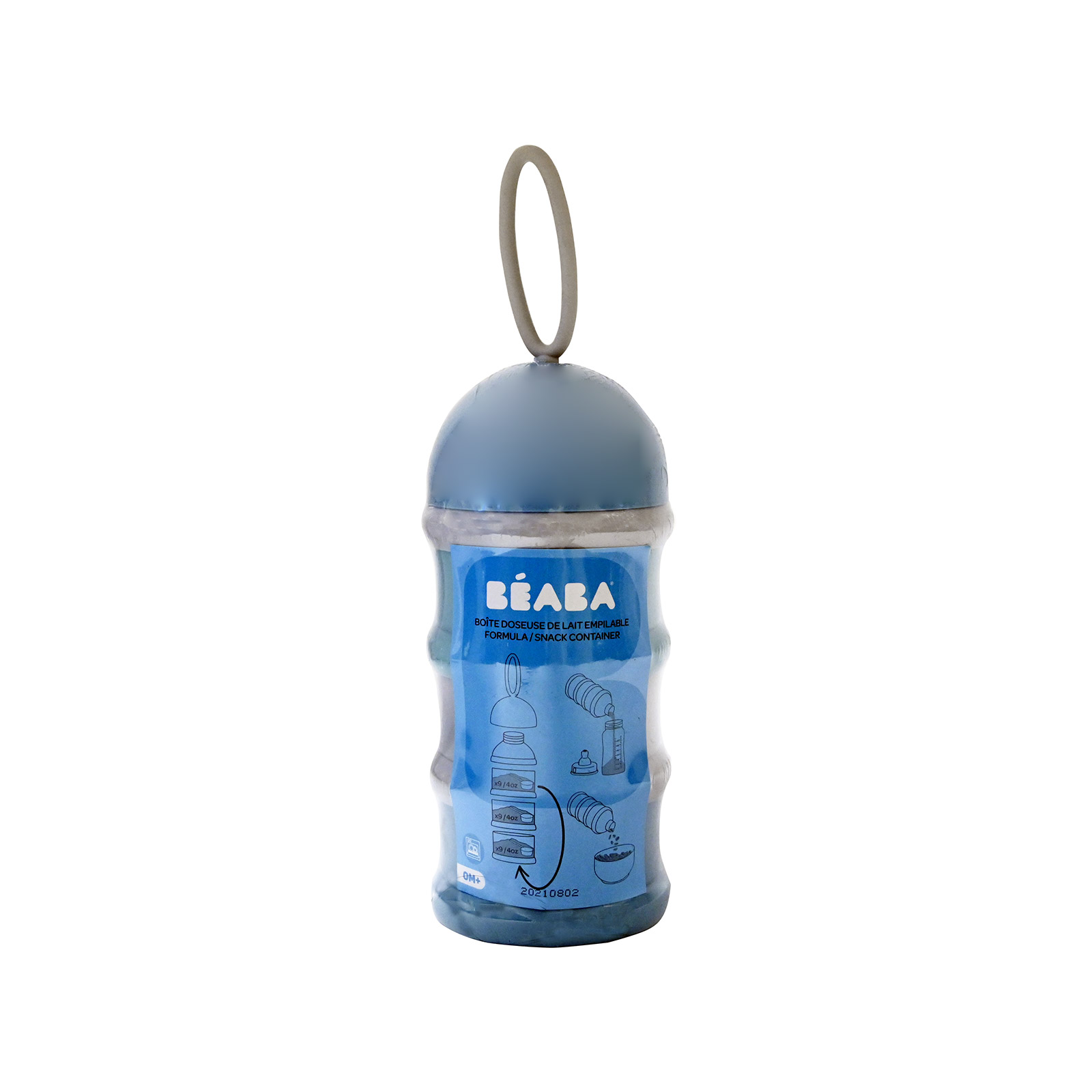 Beaba Formula snack δοχείο φαγητού παιδικό blue / grey +0 μηνών εικόνα 1