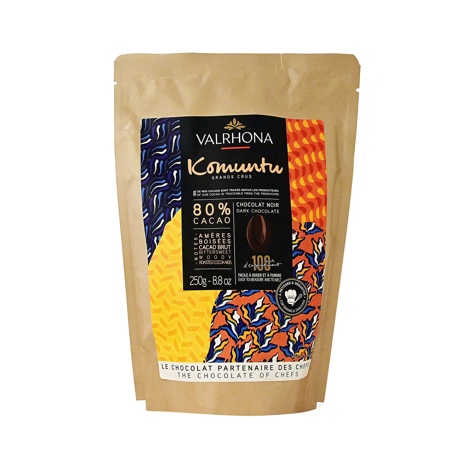 Valrhona Komuntu dark chocolates 250g image 1