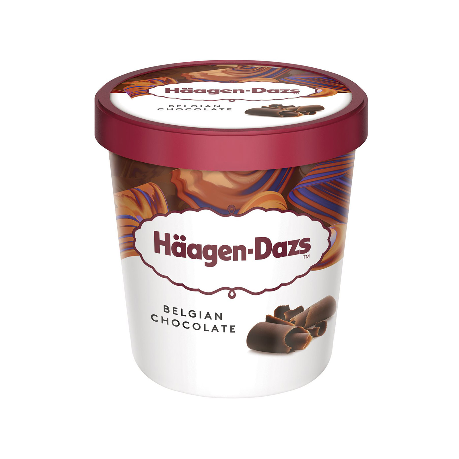 Haagen Dazs παγωτό οικογενειακό belgian chocolate 0.4kg εικόνα 1