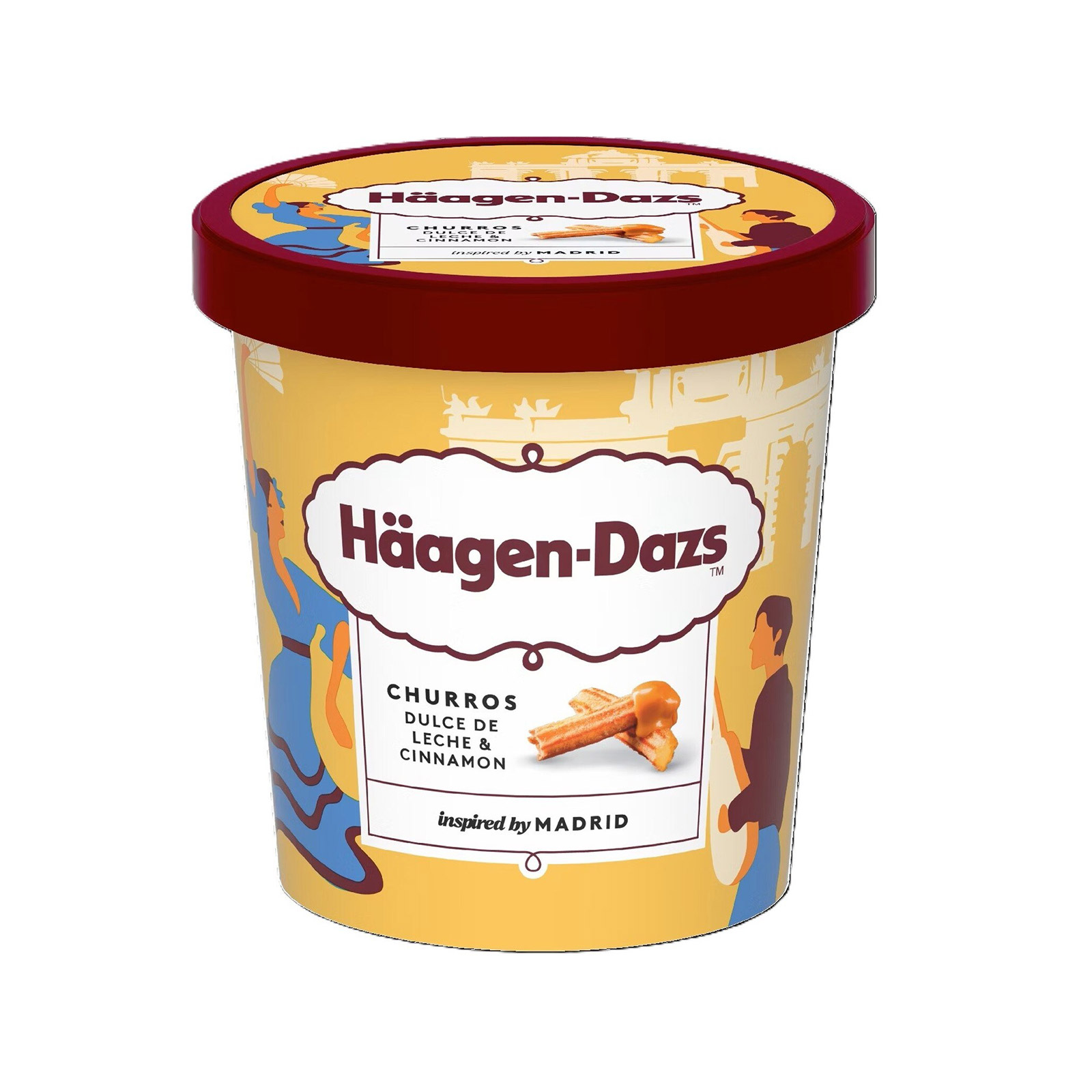 Haagen Dazs παγωτό οικογενειακό dulce de leche 420ml εικόνα 1