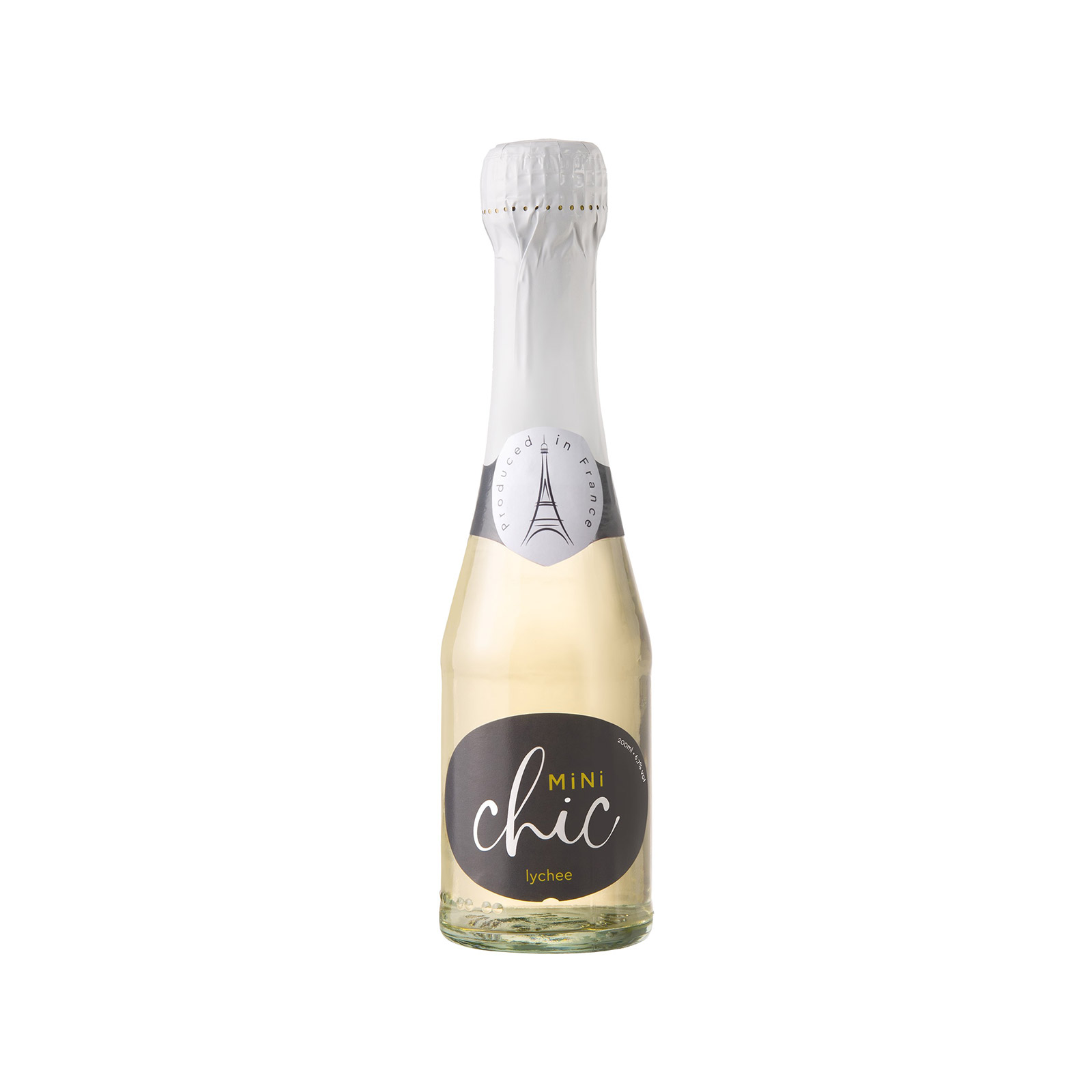 Mini chic αφρώδης οίνος λευκός lychee 200ml εικόνα 1