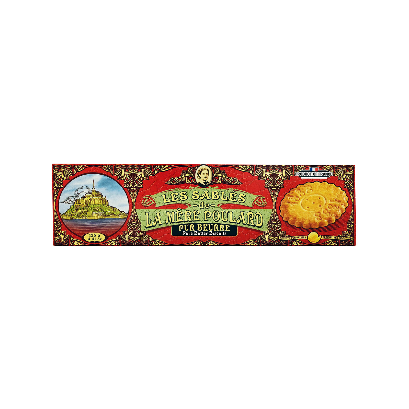 La mere poulard Les sables μπισκότα βουτύρου 125g εικόνα 1