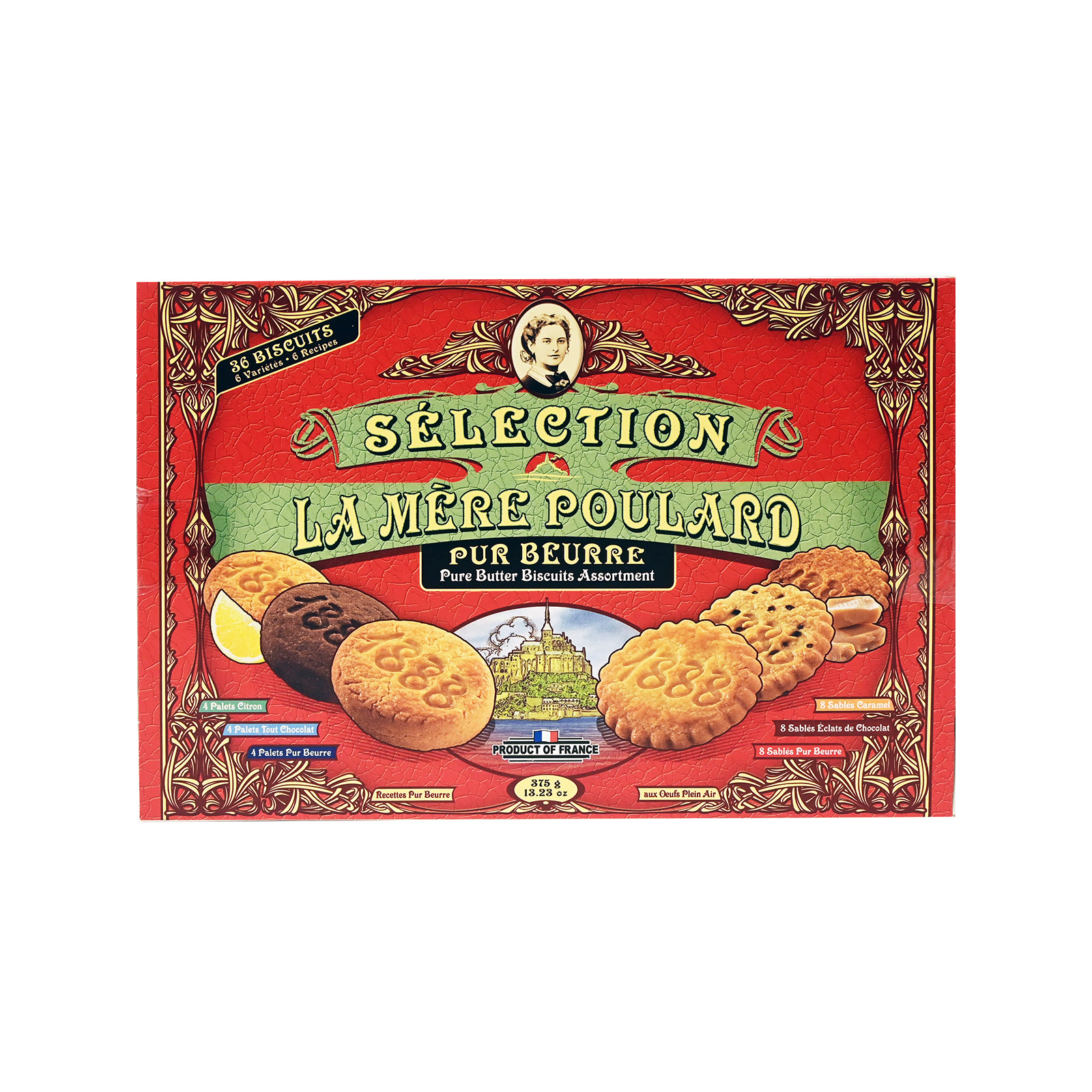 La Mere Poulard Selection μπισκότα βουτύρου 375g εικόνα 1