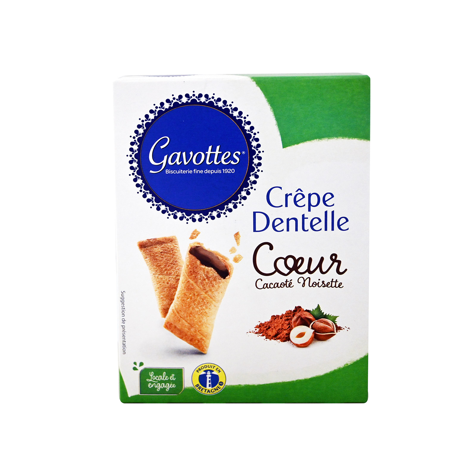 Gavottes μπουκιές γκοφρέτας cacao & noisette 90g εικόνα 1