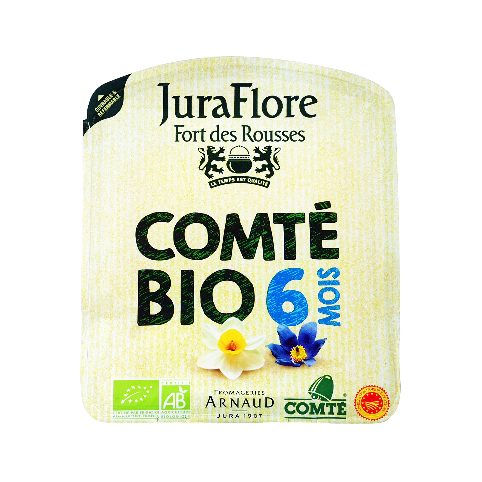 Comte Juraflore cow cheese 200g image 1