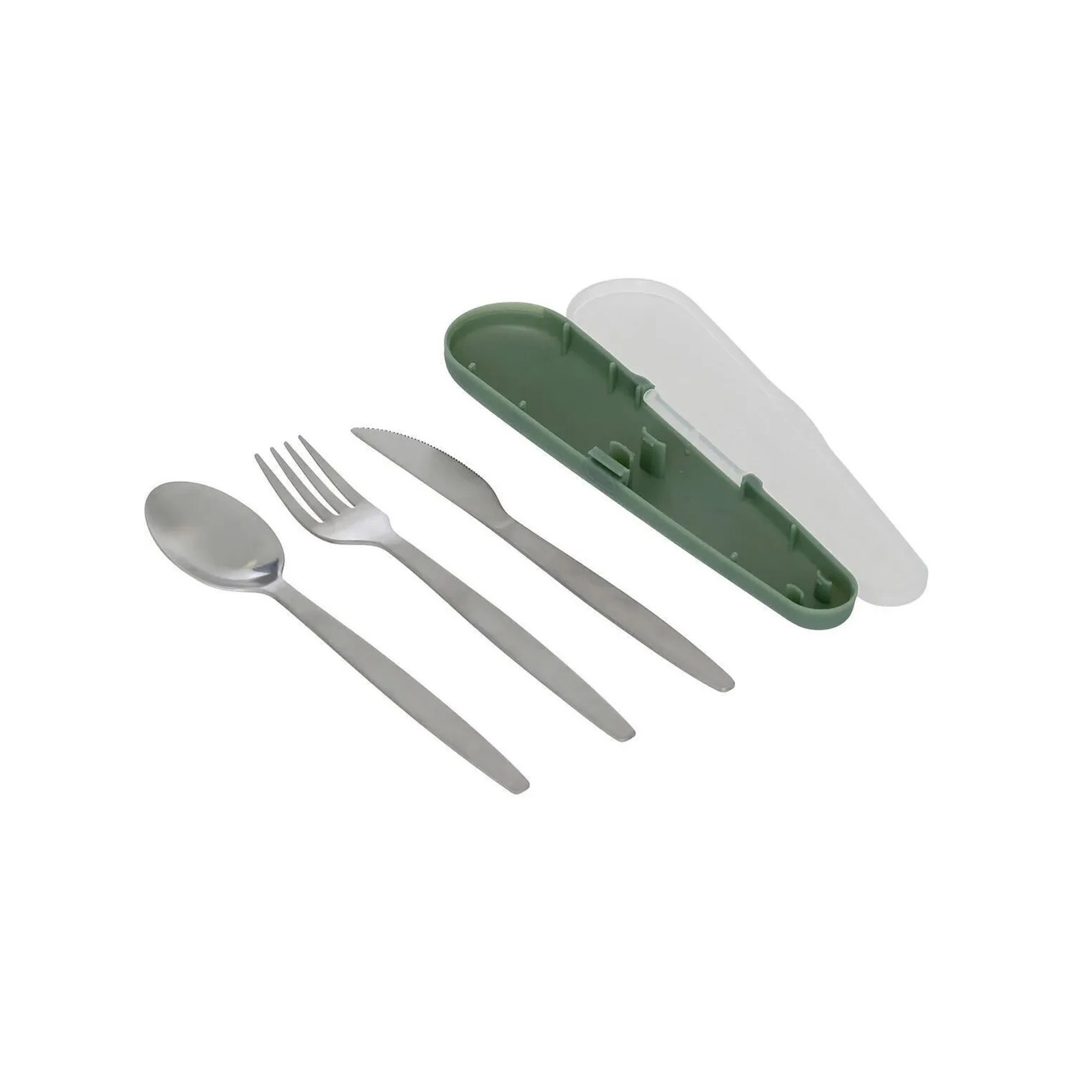 JJA 181874 knife, fork & spoon with carrying case image 1