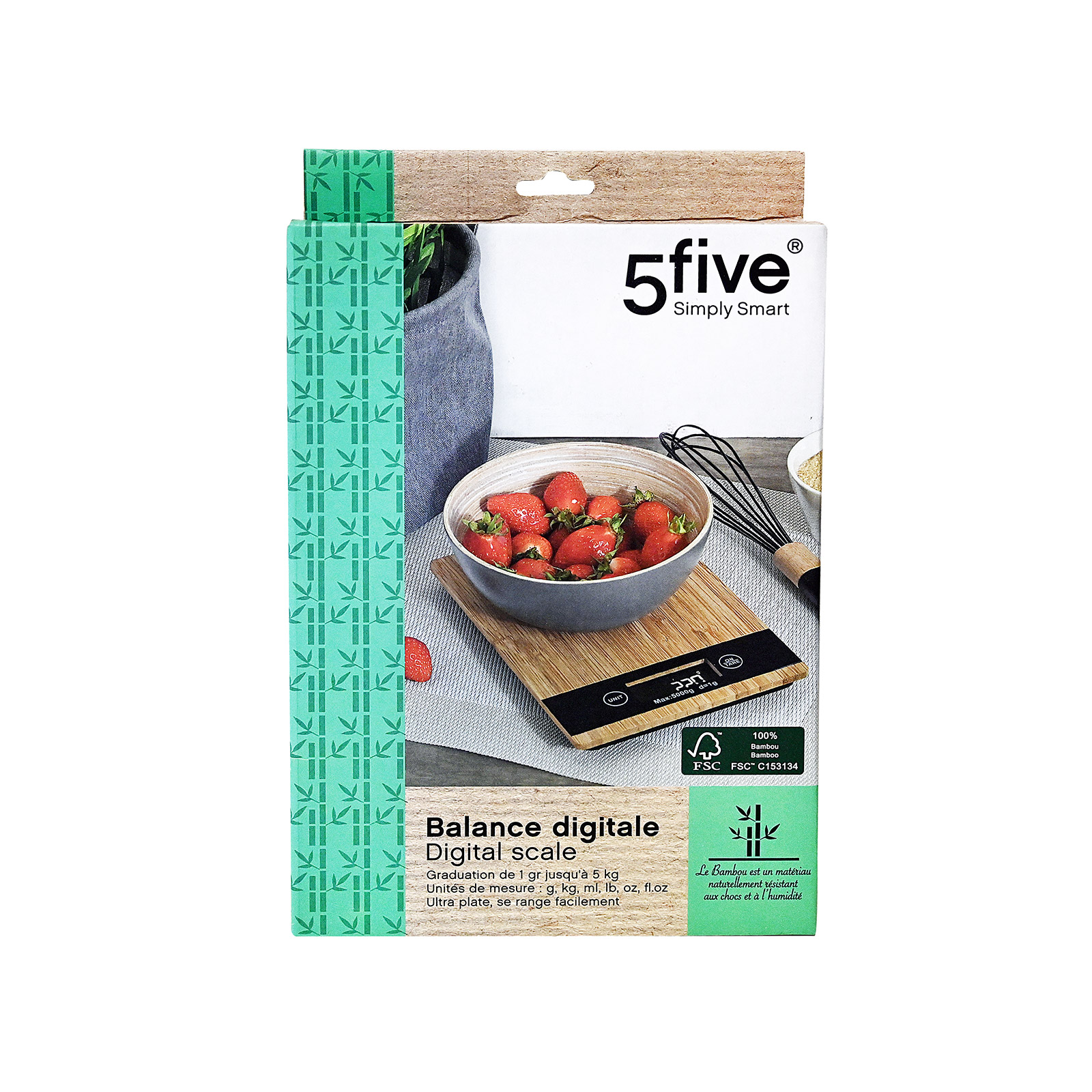 5Five 135295 ζυγαριά κουζίνας ψηφιακή εικόνα 1