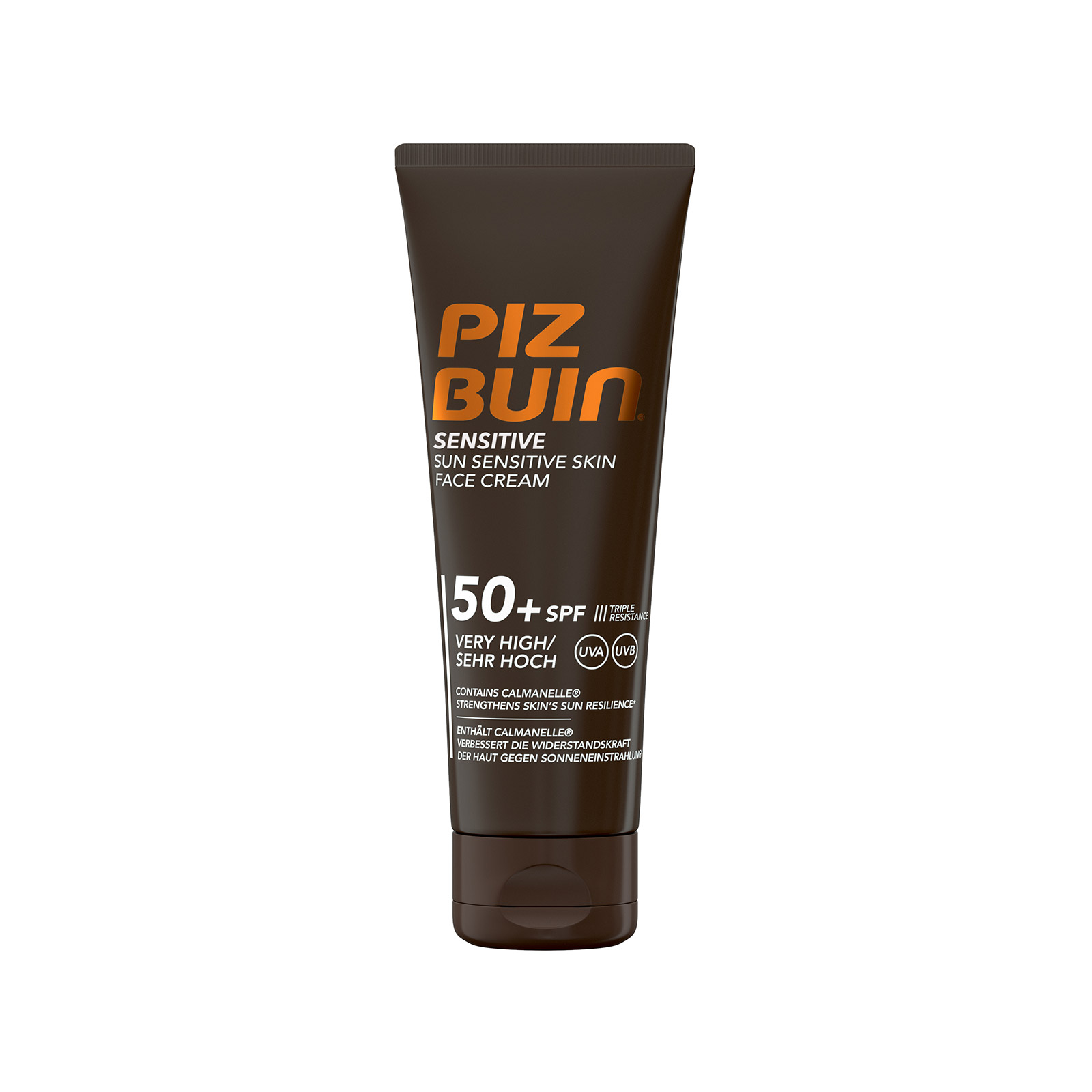 Piz Buin Sensitive sunscreen face cream very high, spf50+ 50ml image 1