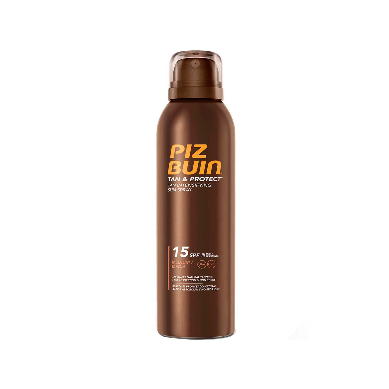Piz Buin Tan & Protect αντηλιακό spray medium, spf15 150ml εικόνα 1