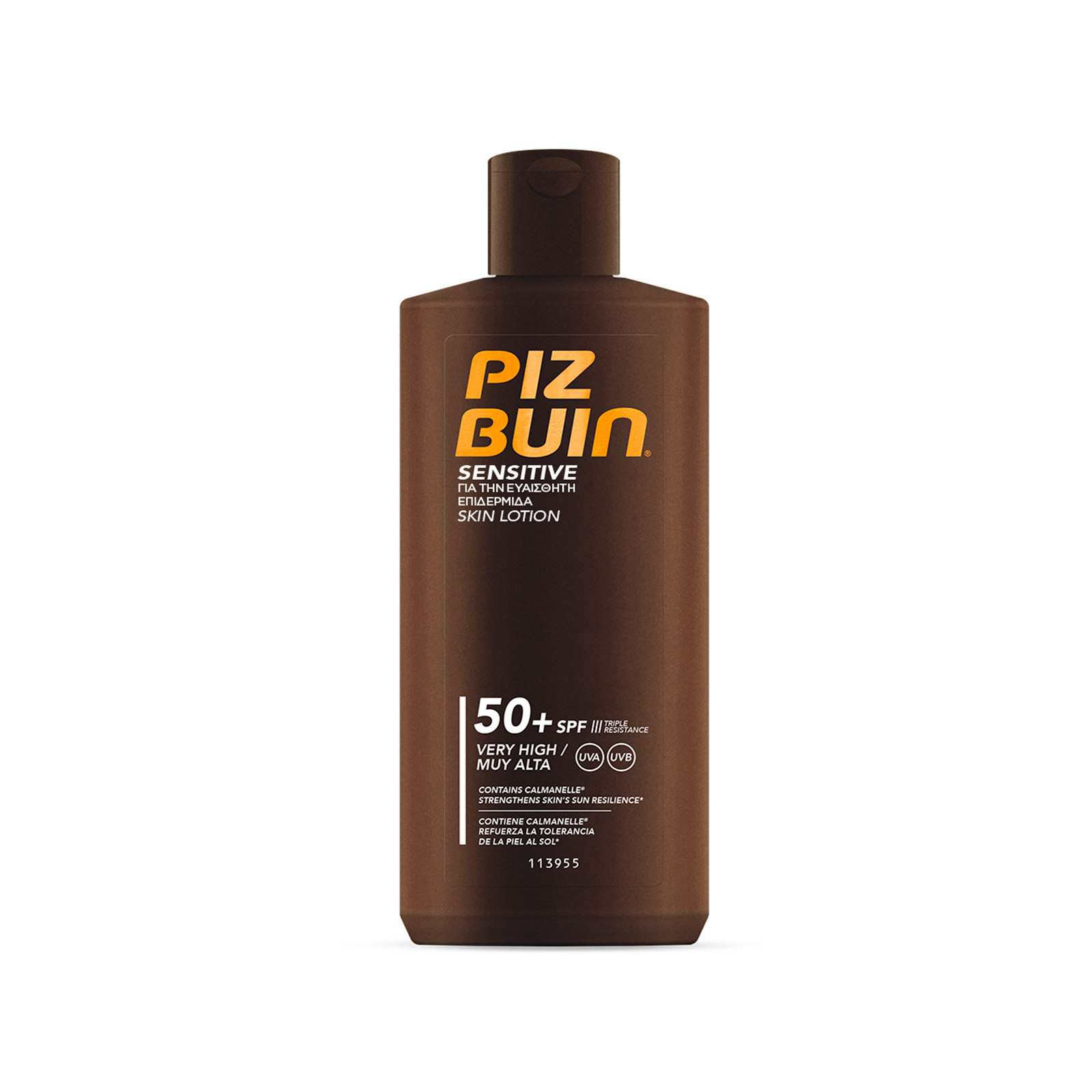 Piz Buin Sensitive αντηλιακή λοσιόν very high, spf50+ 200ml εικόνα 1