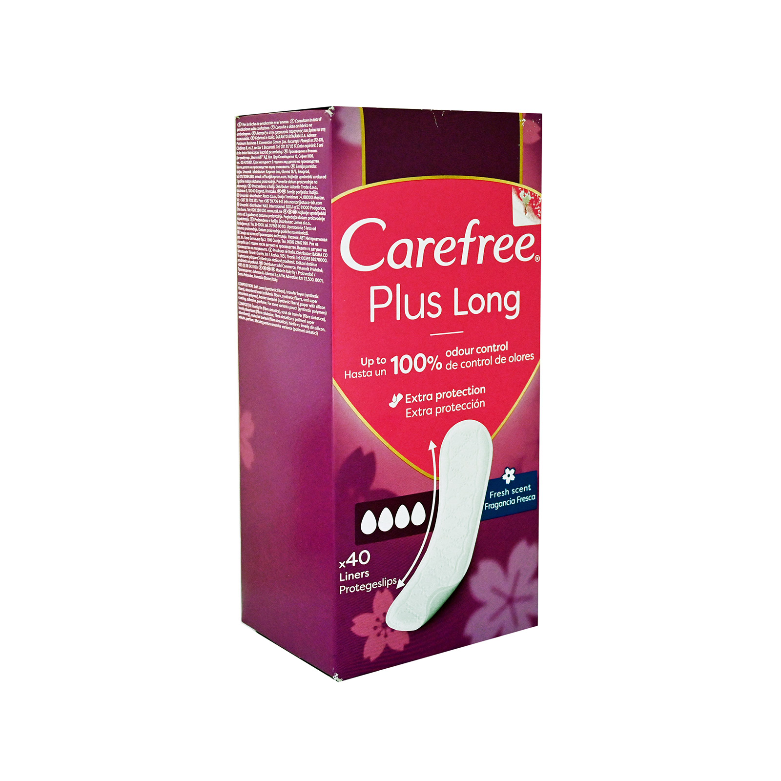 Carefree Plus σερβιετάκια plus 40τεμ εικόνα 1