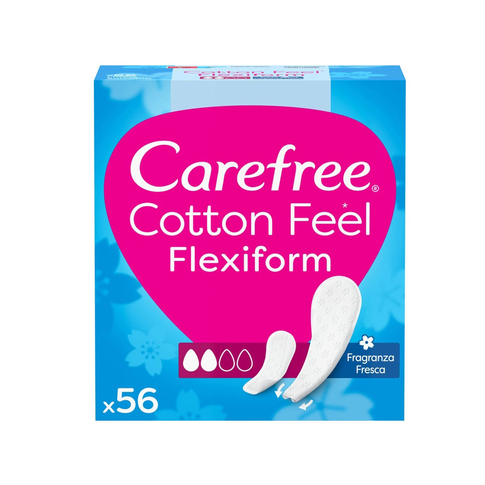 Carefree Flexi form σερβιετάκια 56τεμ εικόνα 1