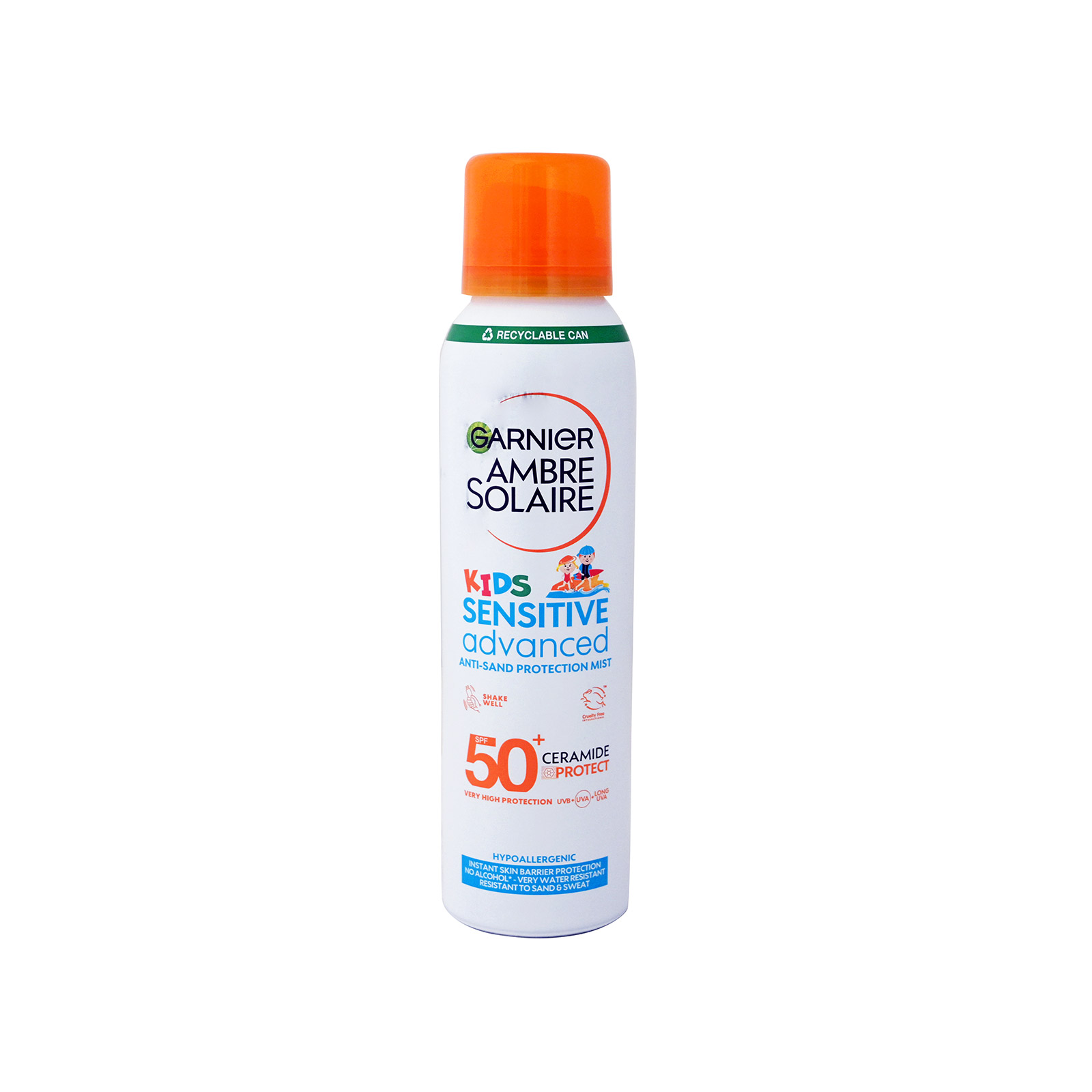 Garnier Ambre Solaire Kids Sensitive Advanced αντηλιακό mist SPF50+ 150ml εικόνα 1