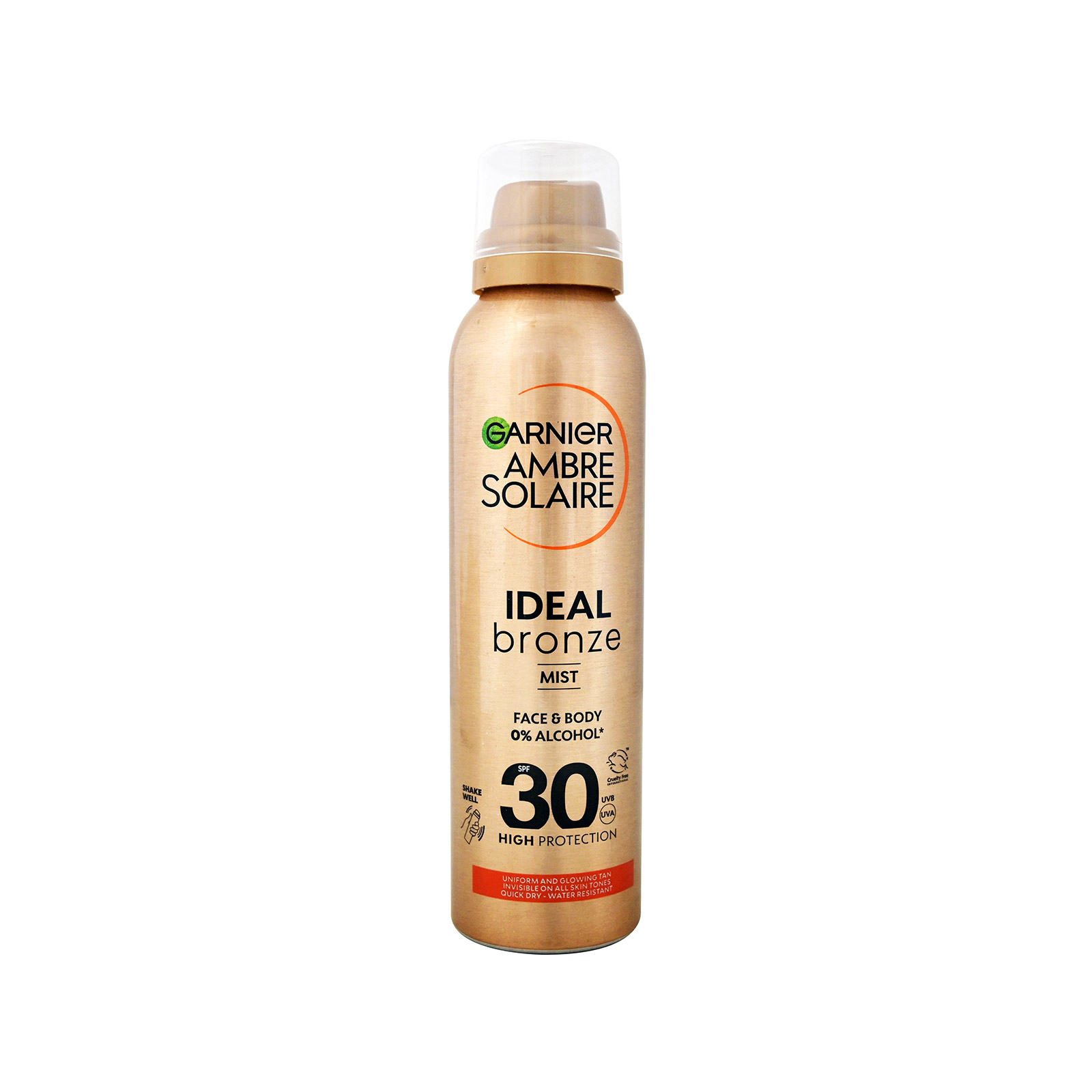 Garnier Ambre solaire ideal bronze αντηλιακό mist προσώπο high, spf30 150ml εικόνα 1