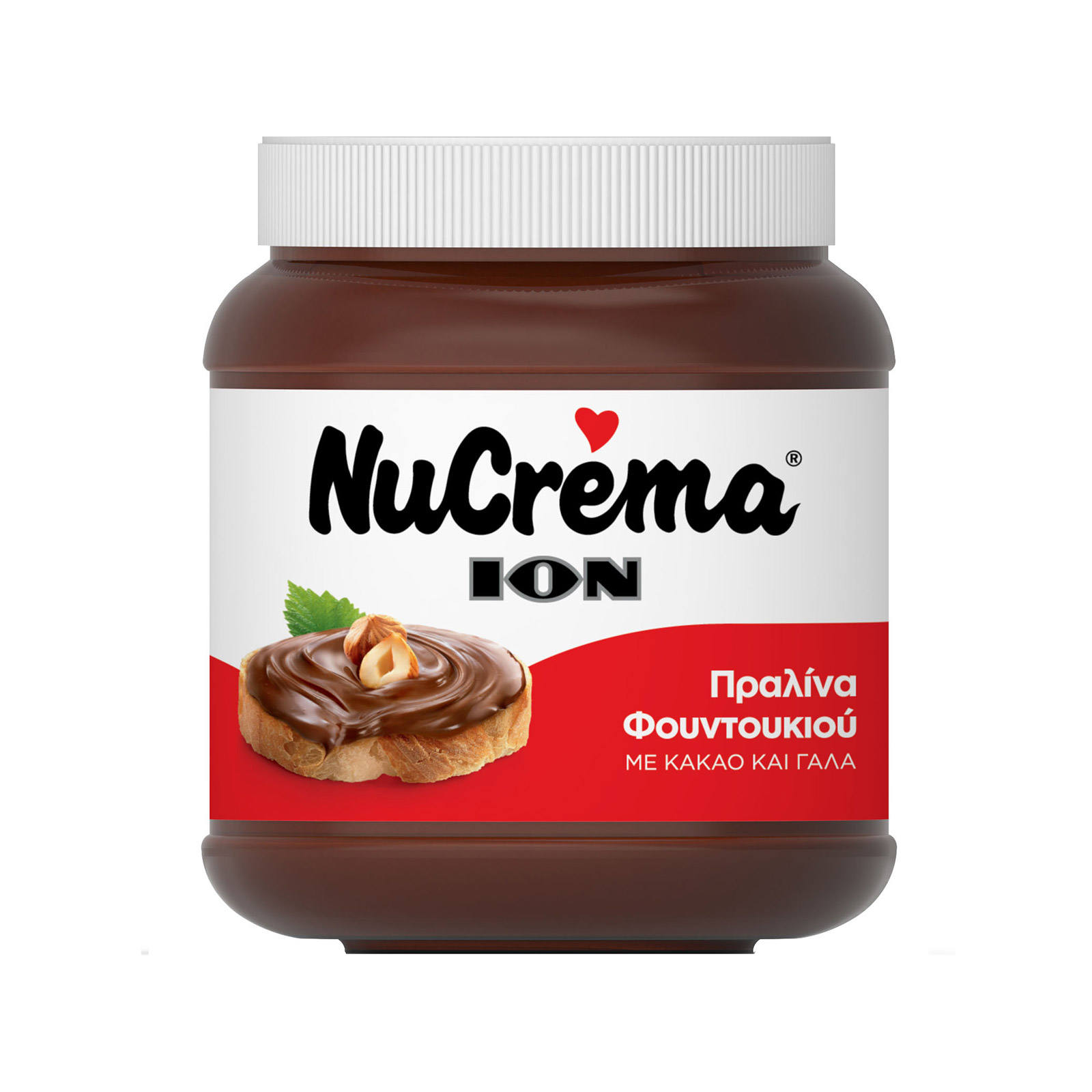 Ίον Nucrema πραλίνα φουντουκιού 380g εικόνα 1