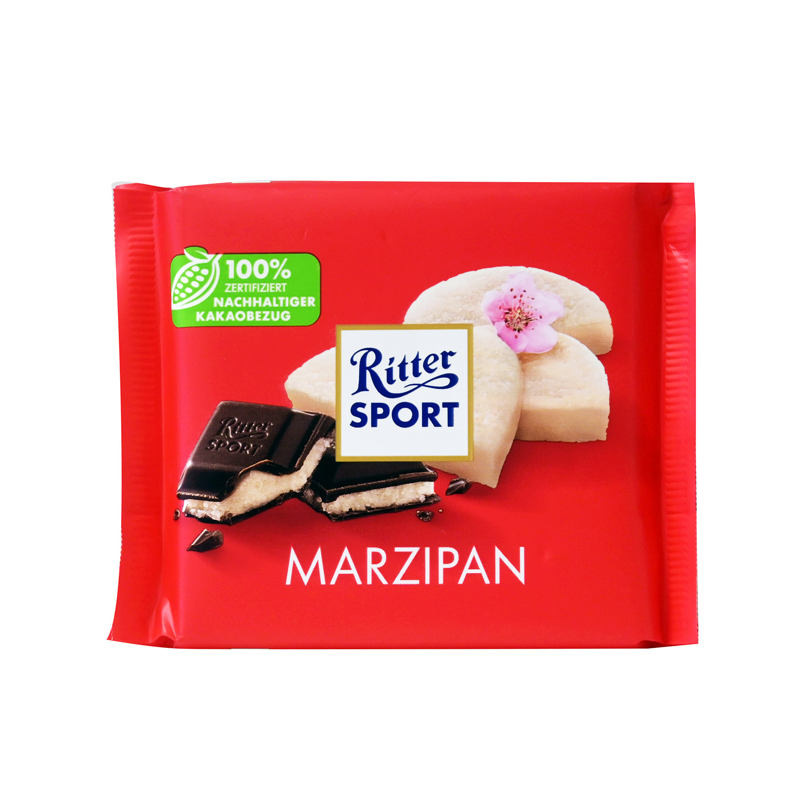Ritter milk chocolates Marzipan 100g image 1