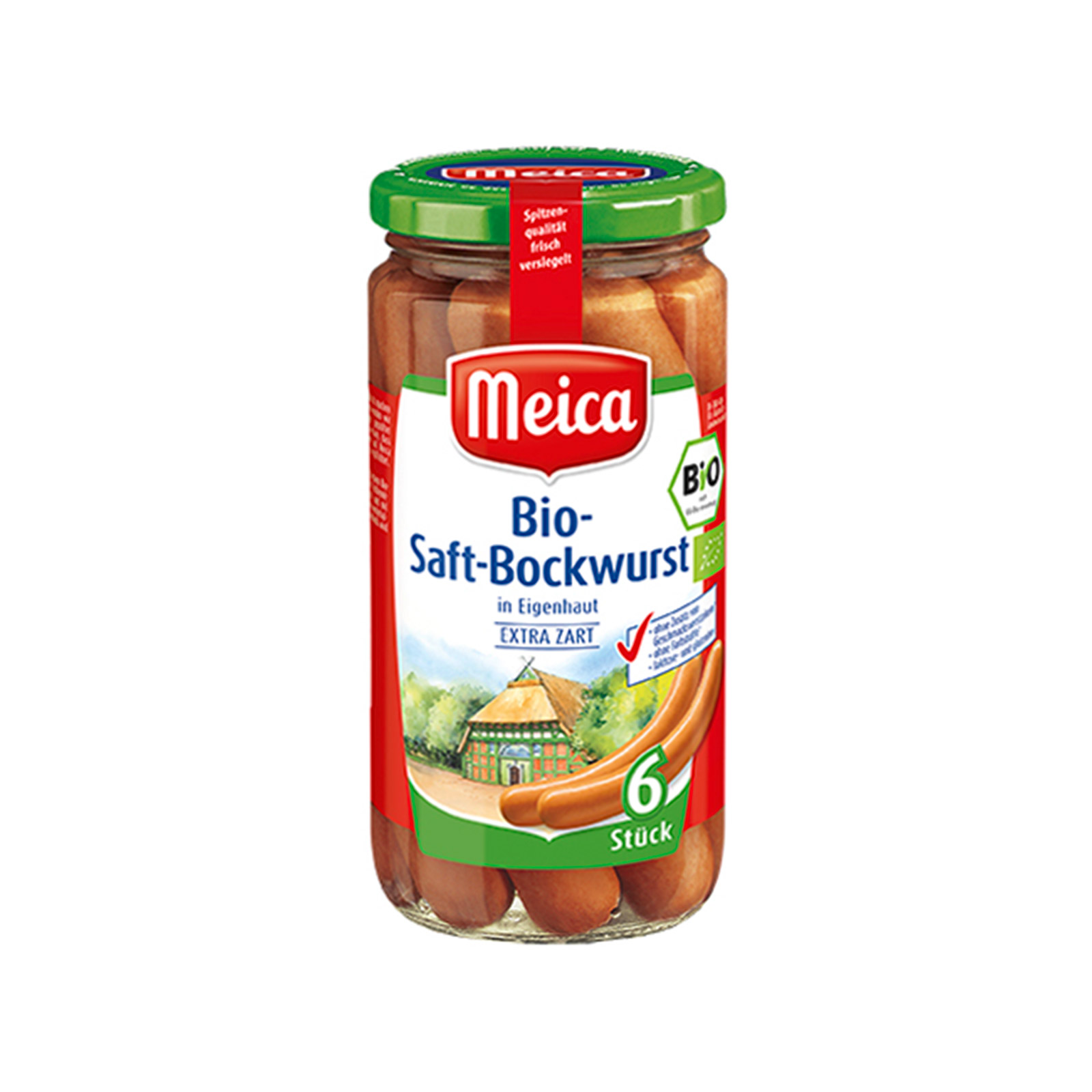 Meica λουκάνικα τυποποιημένα extra zart 180g εικόνα 1