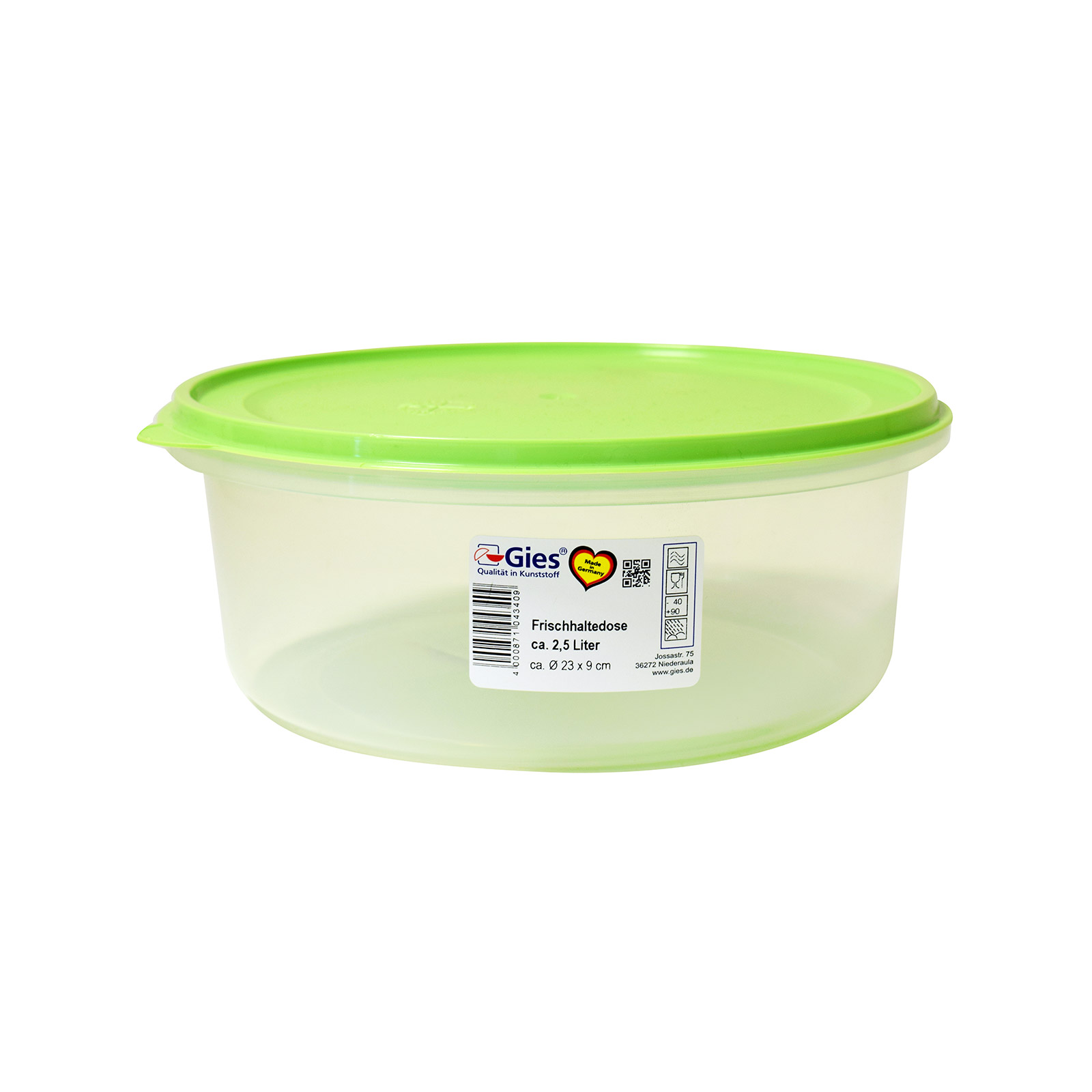 Gies 4340 δοχείο φαγητού 2,5lt εικόνα 1