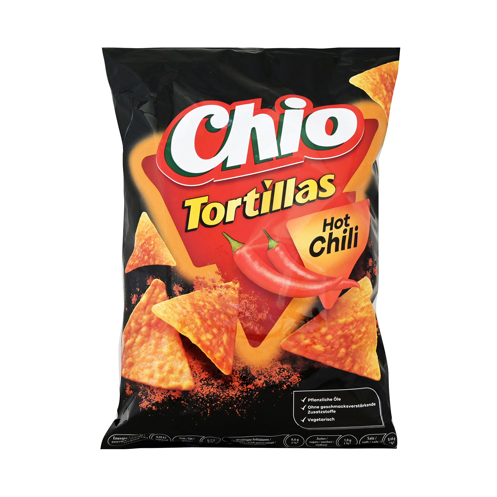 Chio tortilla chips hot chilli 110g image 1