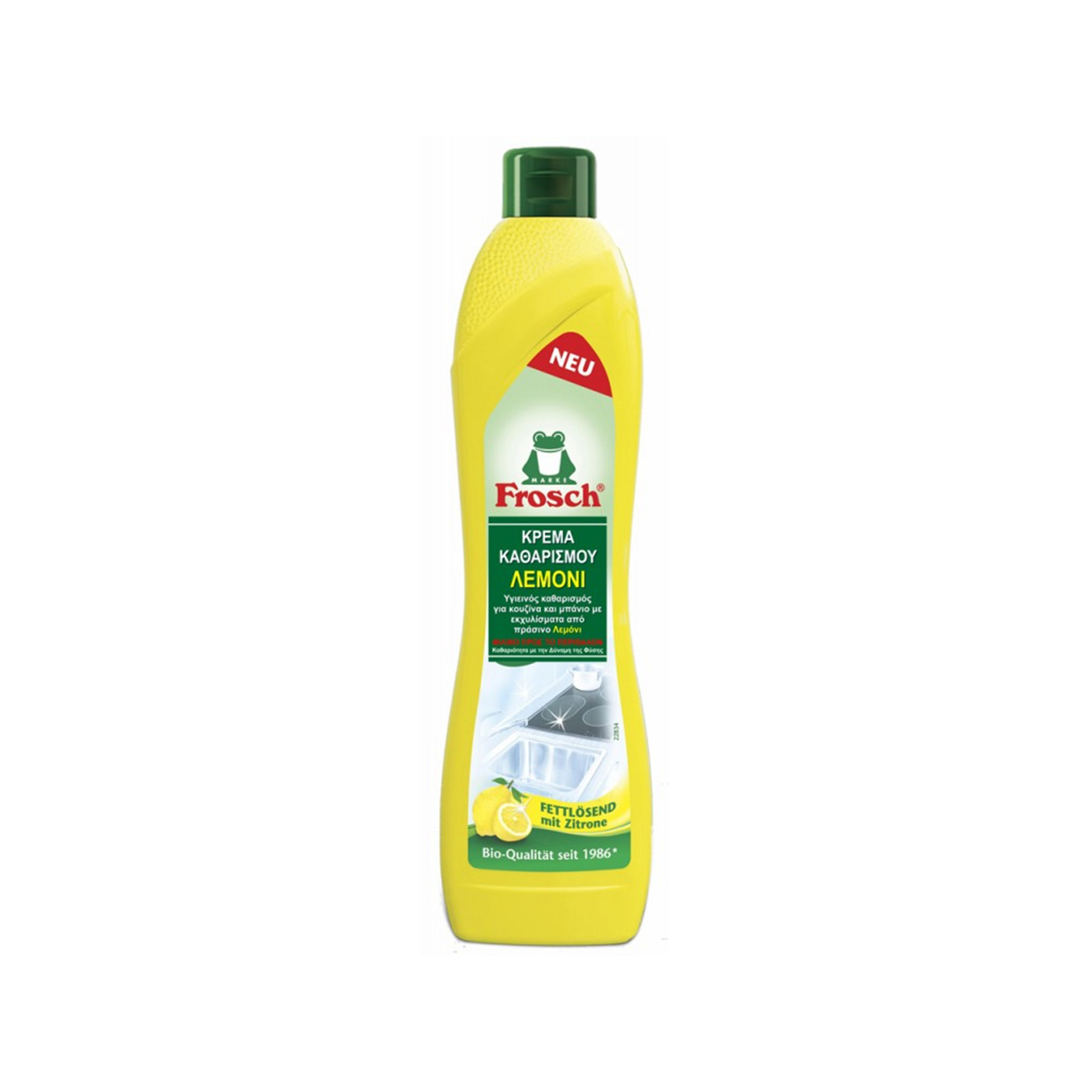 Frosch κρέμα καθαρισμού επιφανειών λεμόνι 500ml εικόνα 1