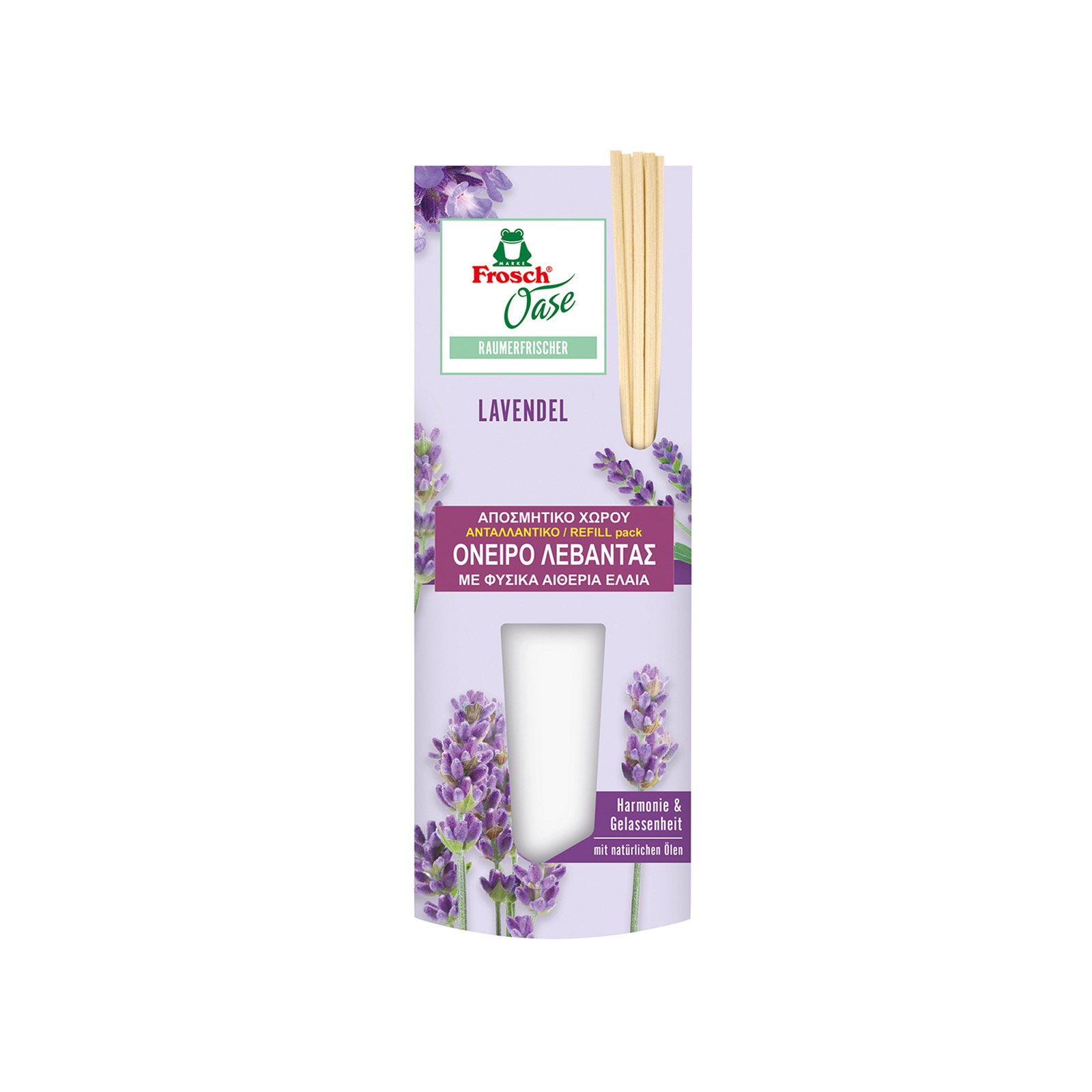 Frosch Oase ανταλλακτικό αποσμητικού χώρου όνειρο λεβάντας 90ml εικόνα 1