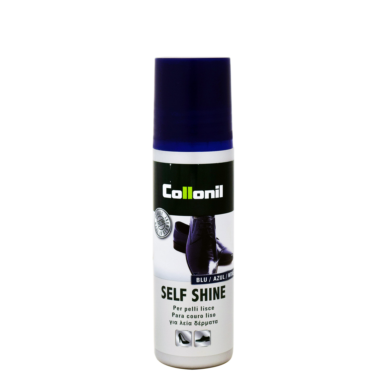 Collonil Self shine υγρό βερνίκι υποδημάτων μπλε 100ml εικόνα 1