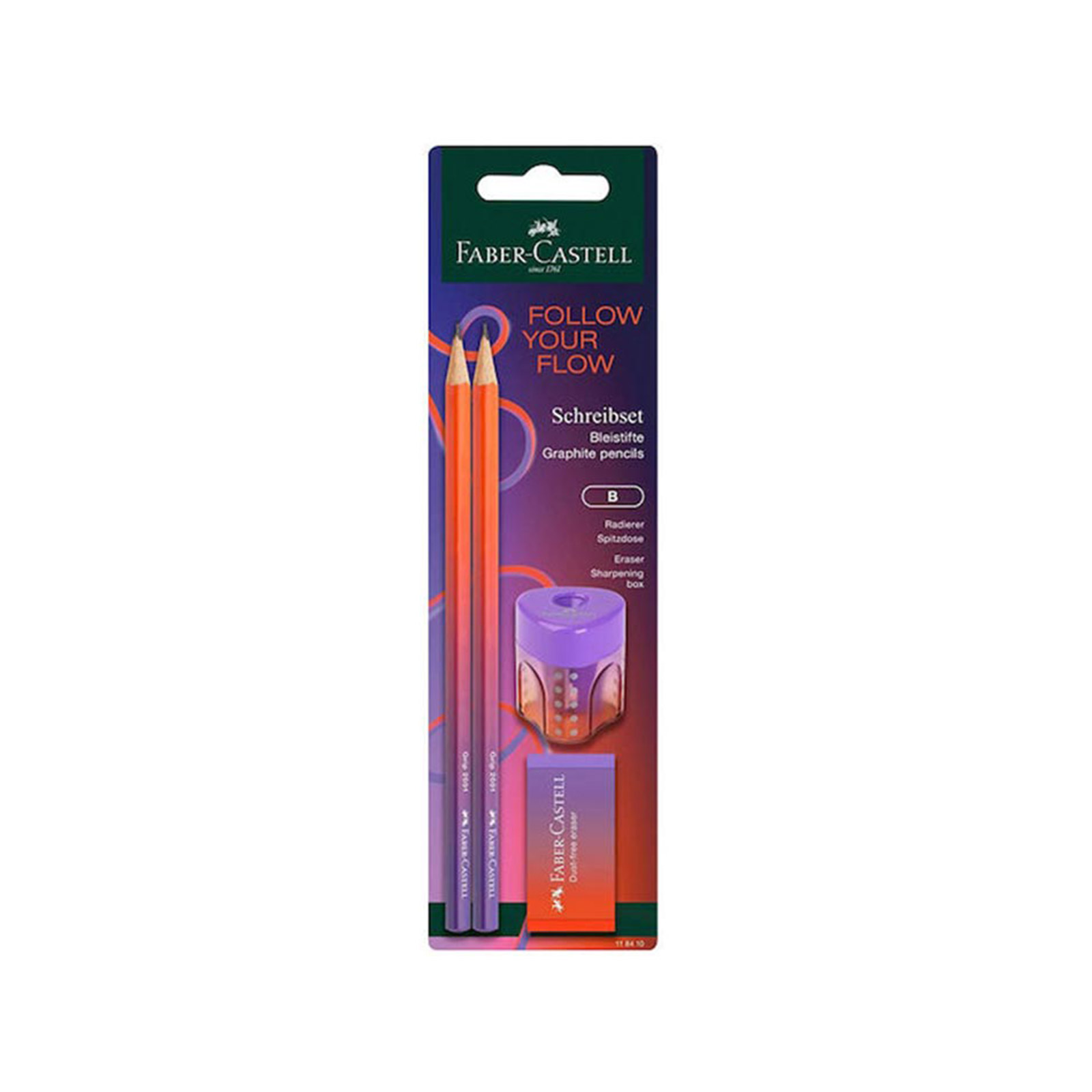 Faber Castell Follow your Flow μολύβια σετ 4 εικόνα 1