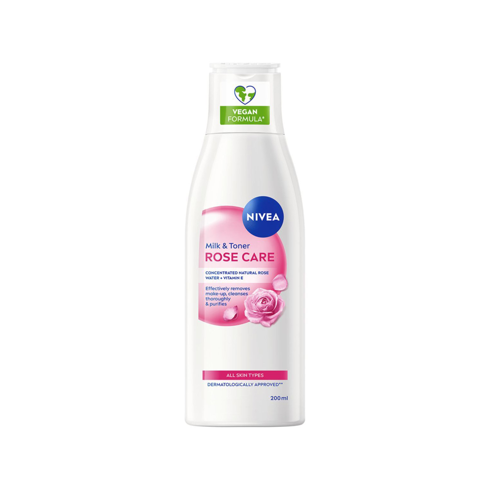 Nivea γαλάκτωμα καθαρισμού ροδόνερο 200ml εικόνα 1