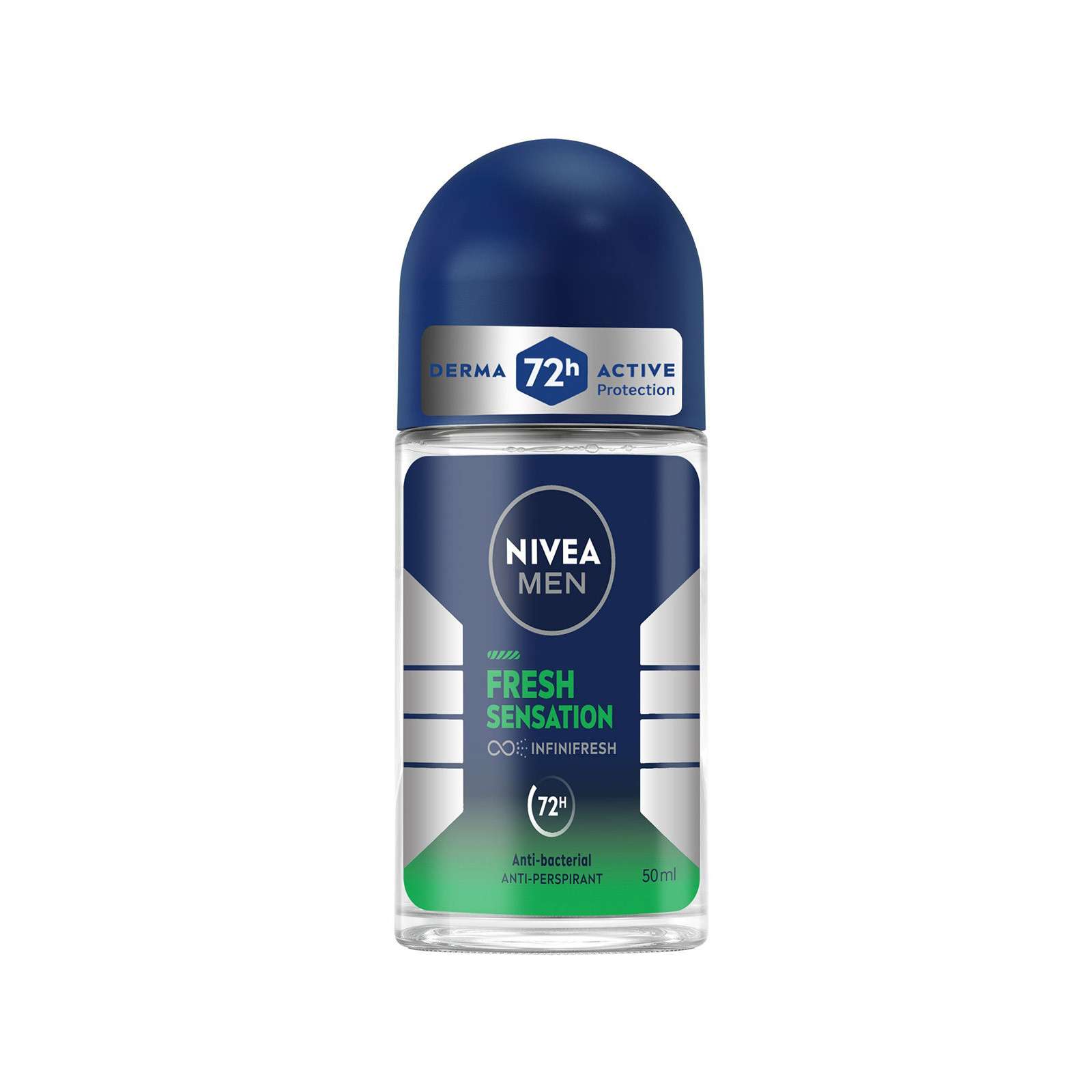 Nivea αποσμητικό roll on fresh sensation 50ml εικόνα 1