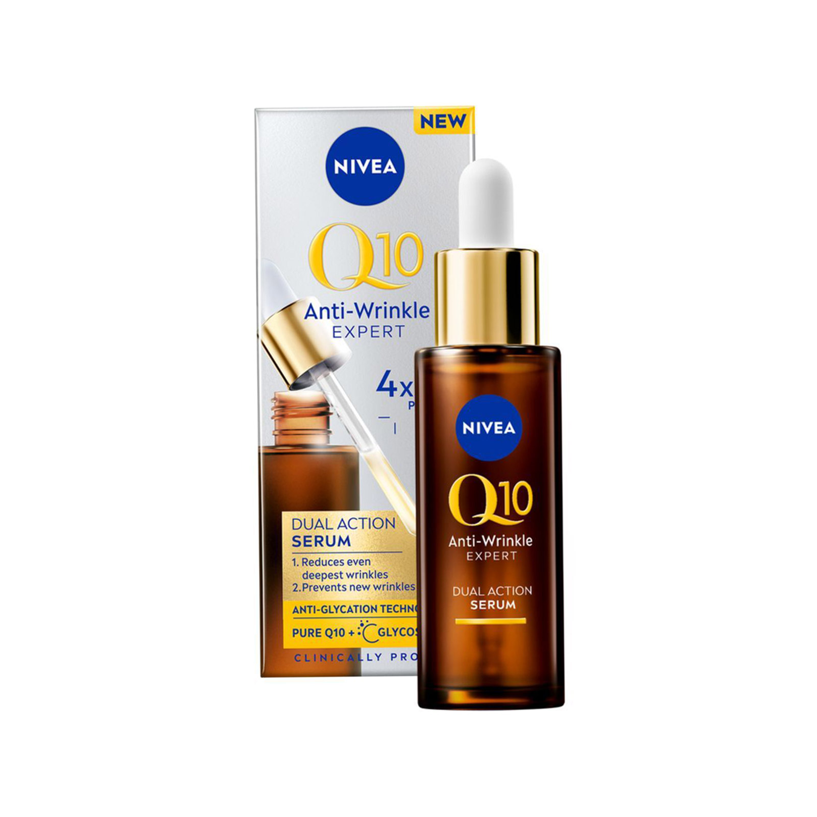 Nivea Q10 dual action serum προσώπου 30ml εικόνα 1
