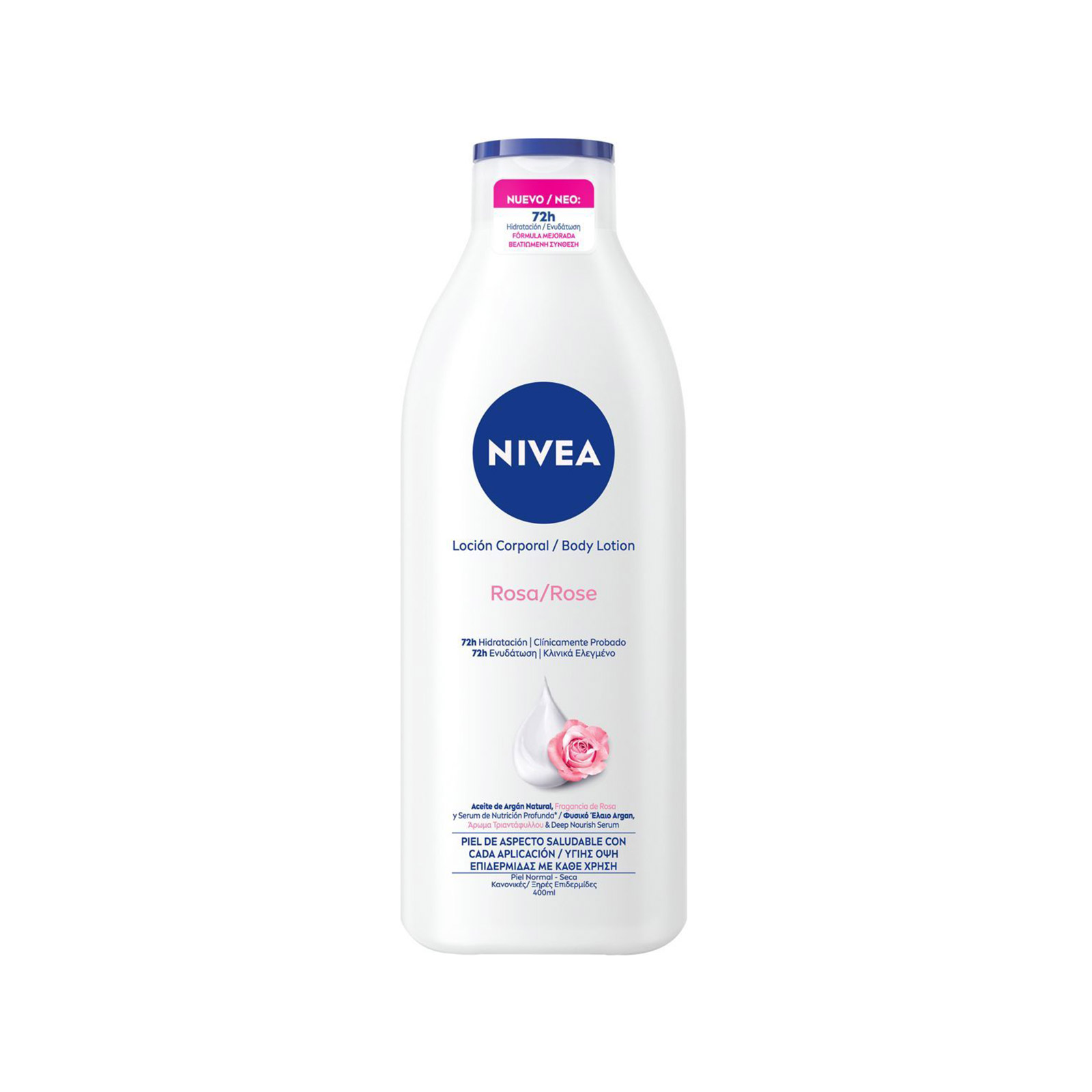 Nivea γαλάκτωμα σώματος με άρωμα τριαντάφυλλο 400ml εικόνα 1