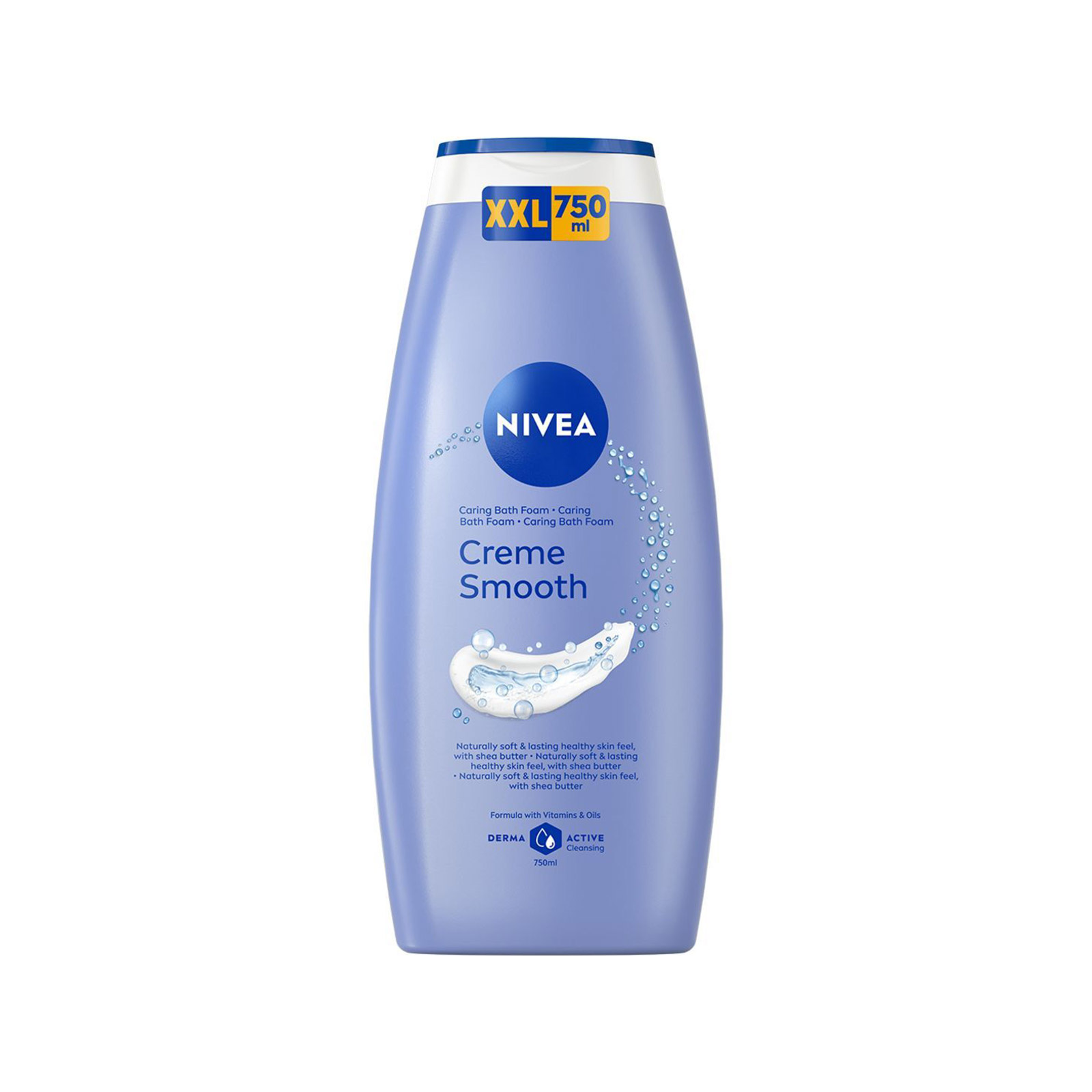 Nivea αφρόλουτρο creme smooth 750ml εικόνα 1