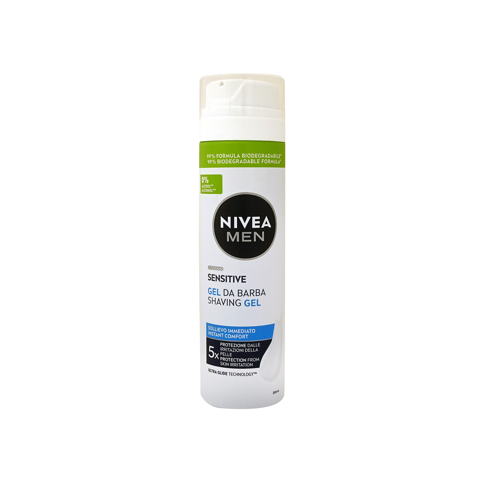 Nivea gel ξυρίσματος sensitive 200ml εικόνα 1