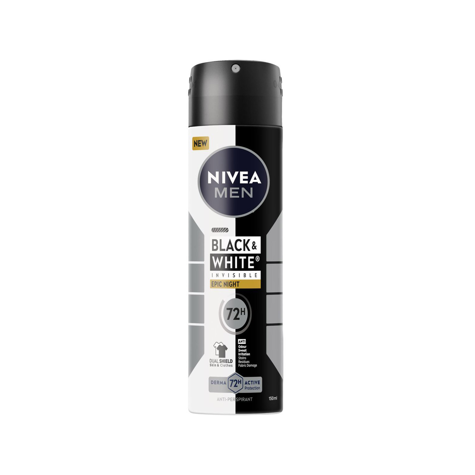 Nivea Men / Black & White αποσμητικό σώματος epic night 150ml εικόνα 1